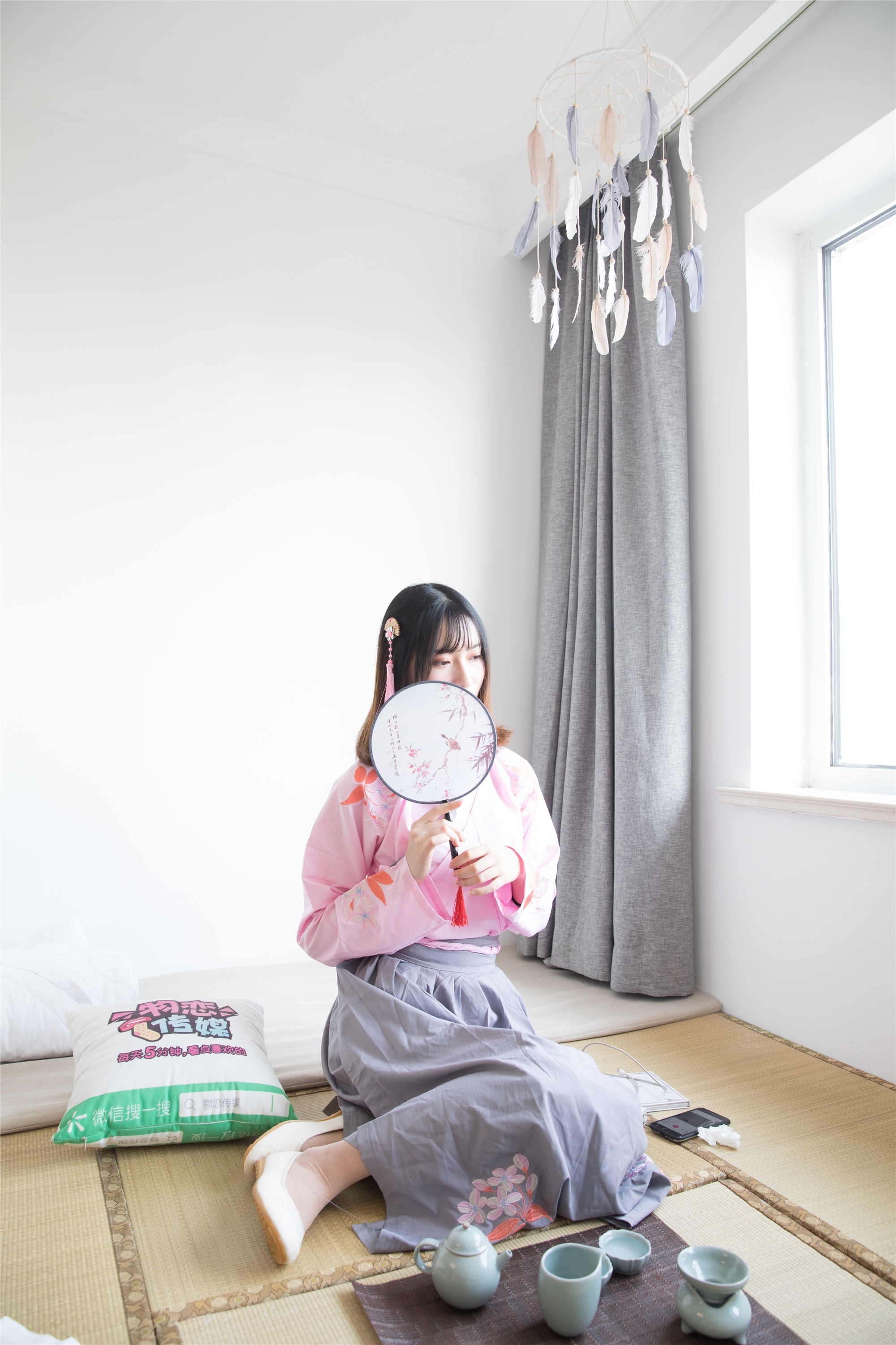 物恋传媒 No.109 猫耳-小众汉服与肉丝的巧妙搭配