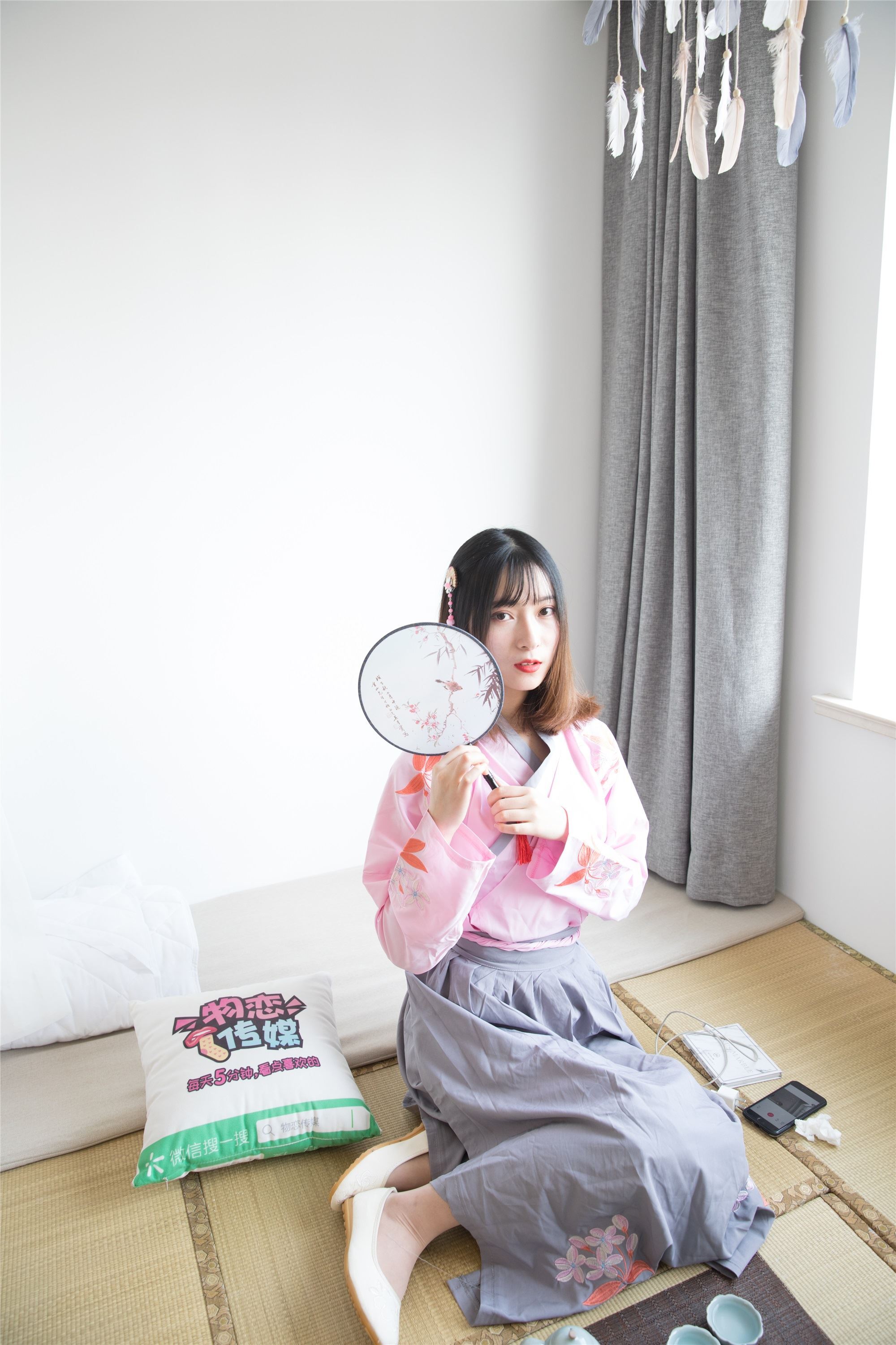 物恋传媒 No.109 猫耳-小众汉服与肉丝的巧妙搭配