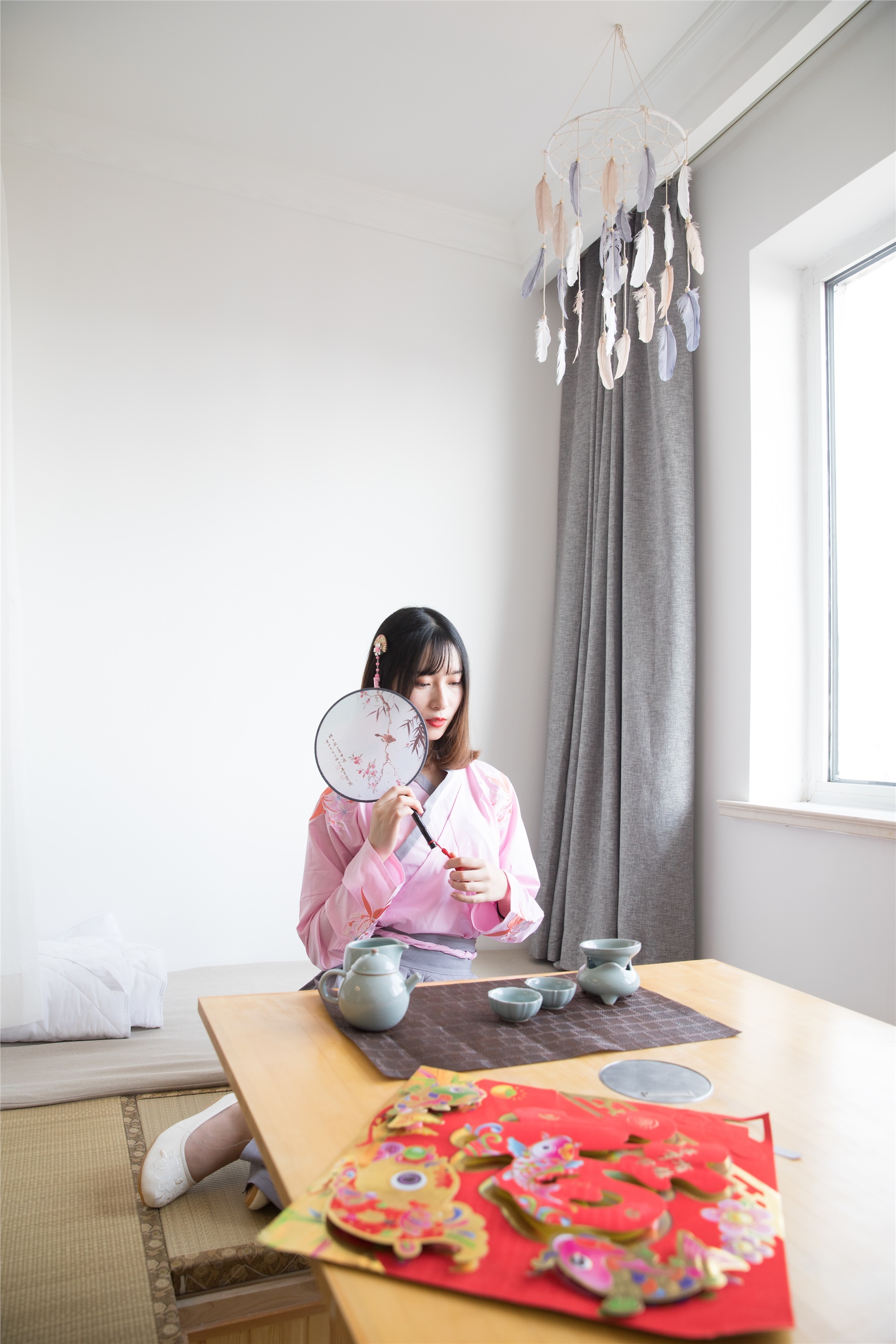 物恋传媒 No.109 猫耳-小众汉服与肉丝的巧妙搭配