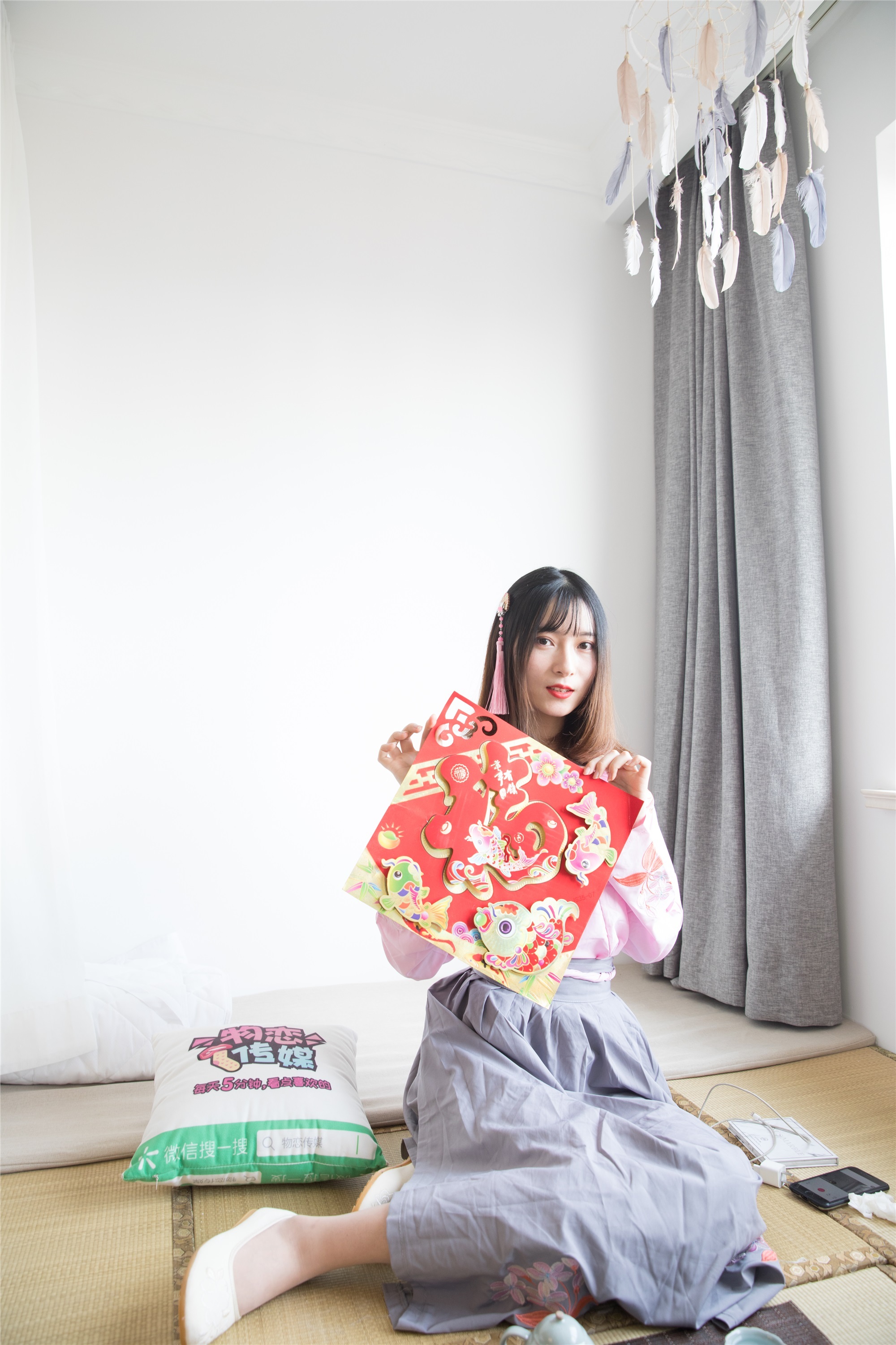 物恋传媒 No.109 猫耳-小众汉服与肉丝的巧妙搭配