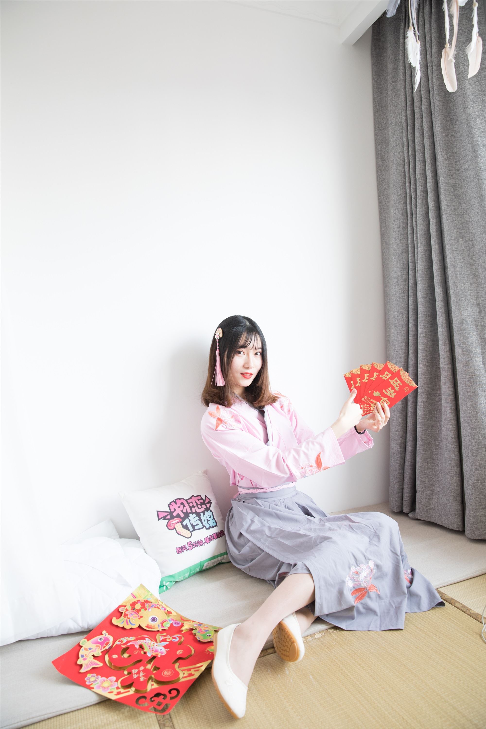 物恋传媒 No.109 猫耳-小众汉服与肉丝的巧妙搭配