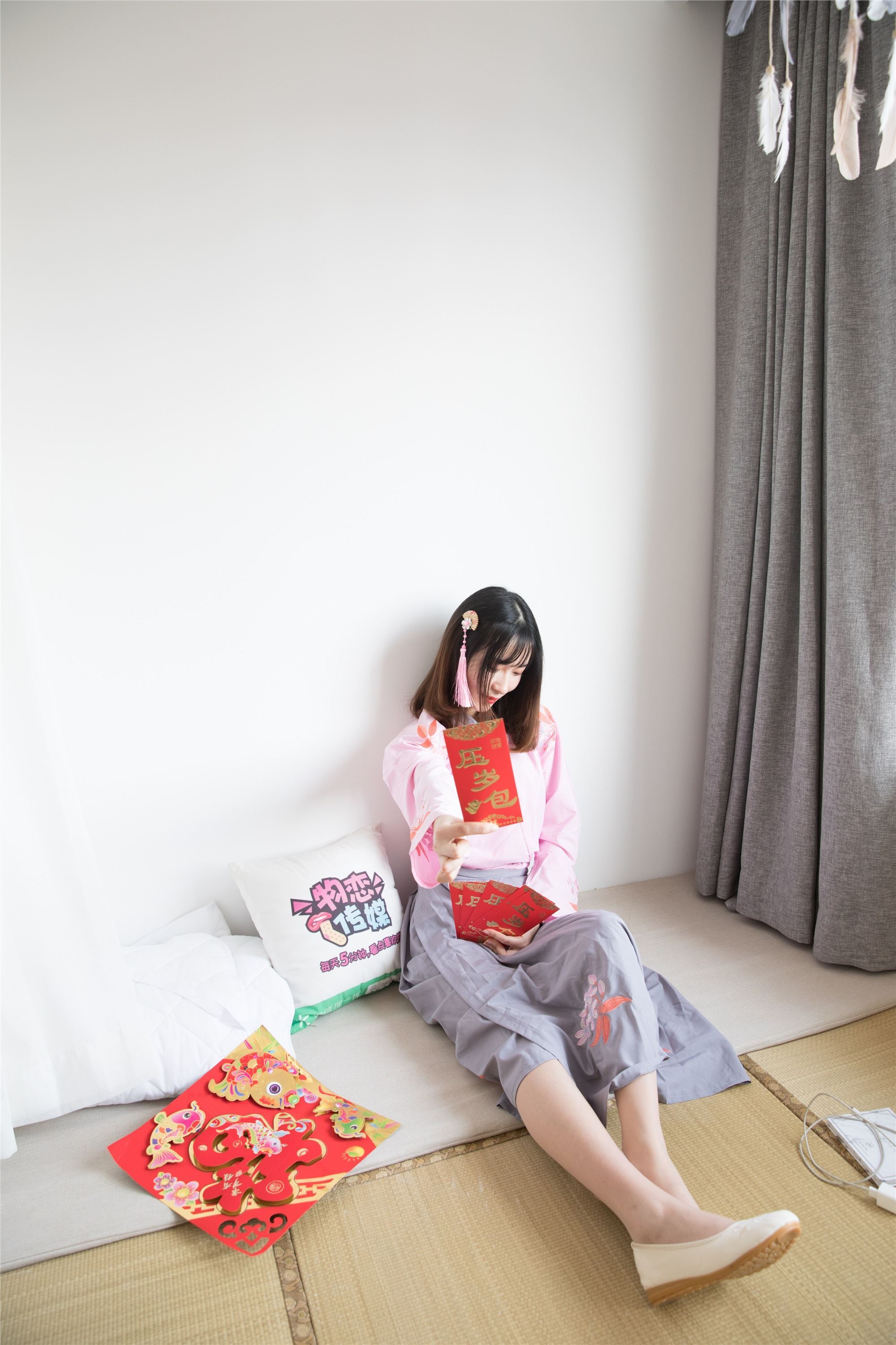 物恋传媒 No.109 猫耳-小众汉服与肉丝的巧妙搭配