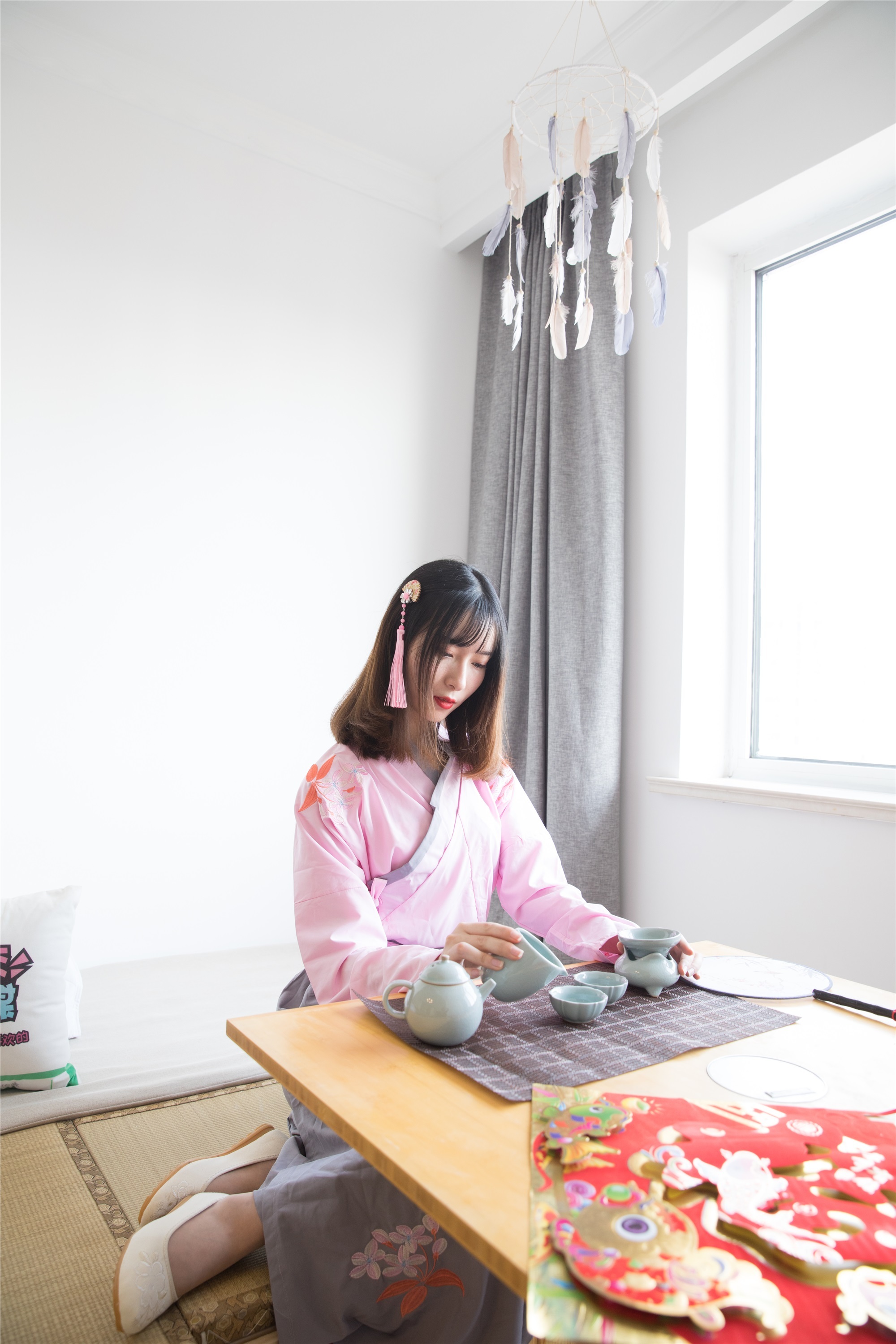 物恋传媒 No.109 猫耳-小众汉服与肉丝的巧妙搭配