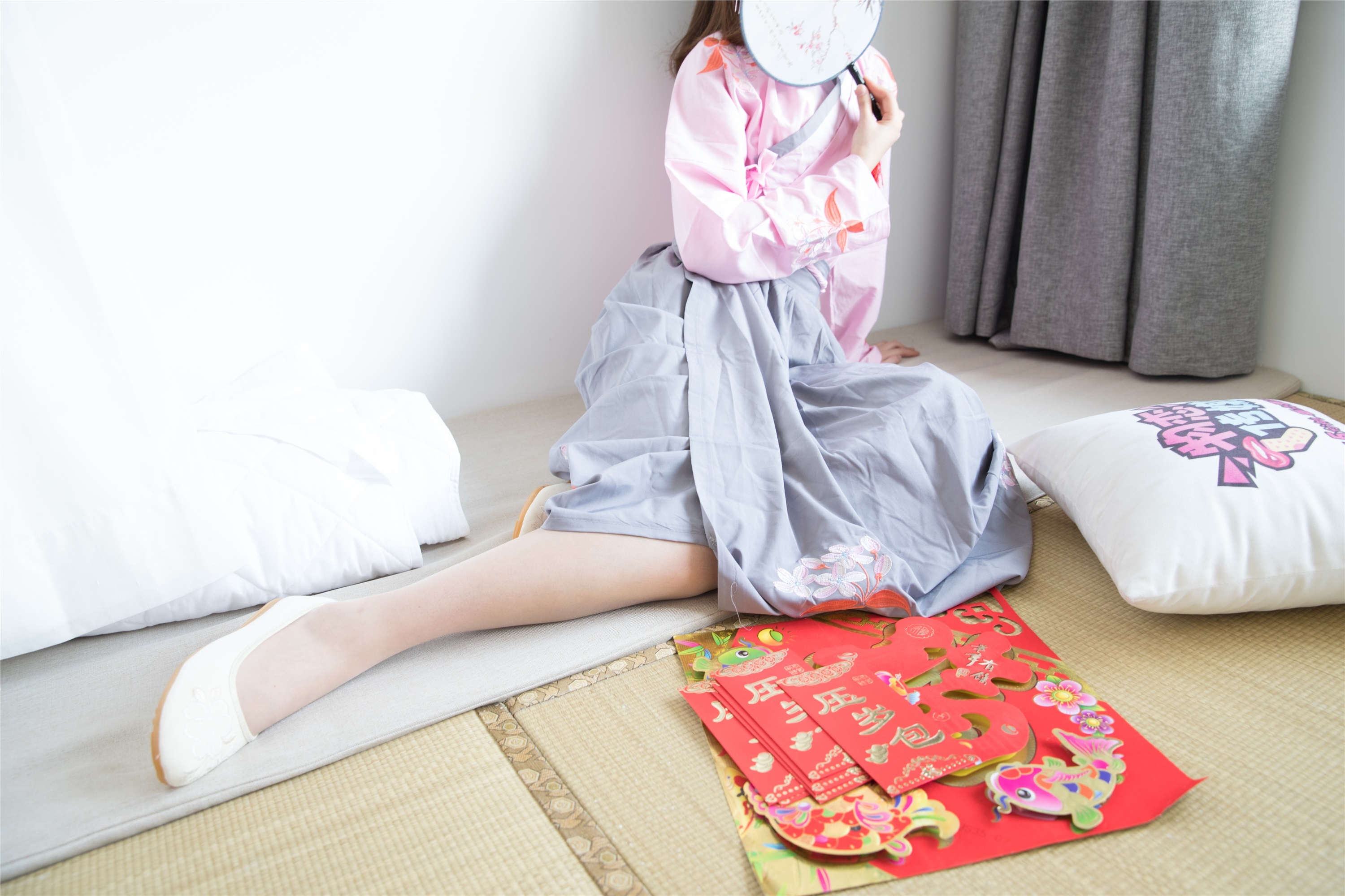 物恋传媒 No.109 猫耳-小众汉服与肉丝的巧妙搭配