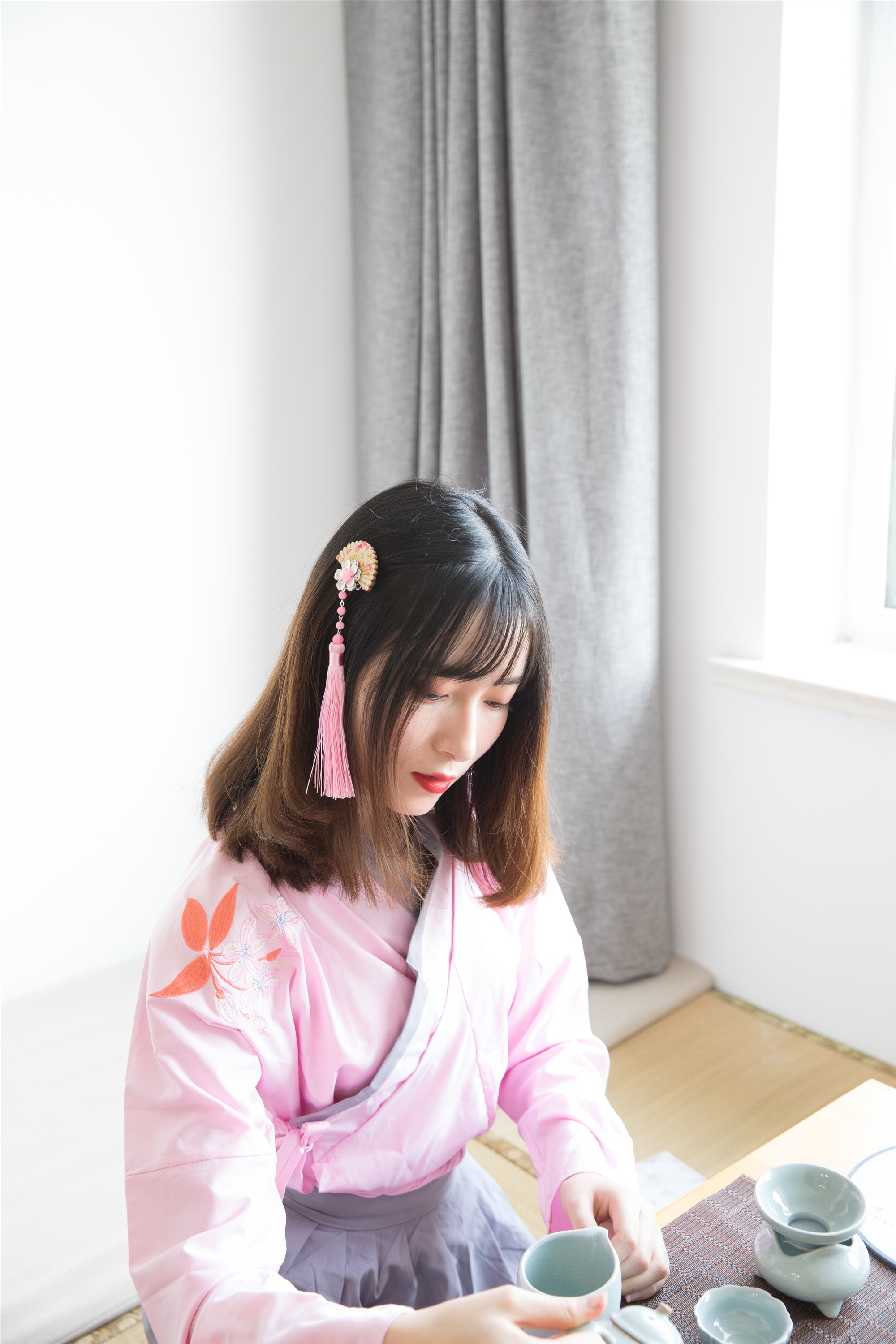 物恋传媒 No.109 猫耳-小众汉服与肉丝的巧妙搭配