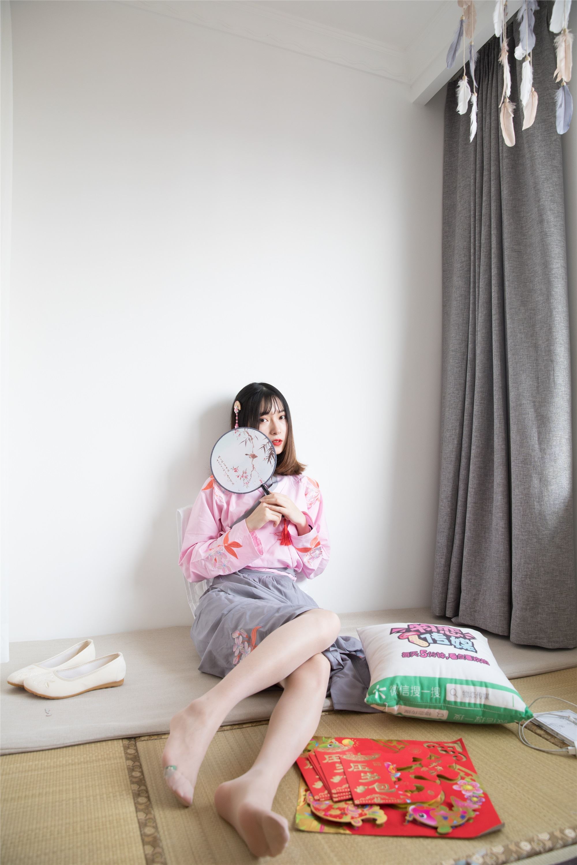 物恋传媒 No.109 猫耳-小众汉服与肉丝的巧妙搭配