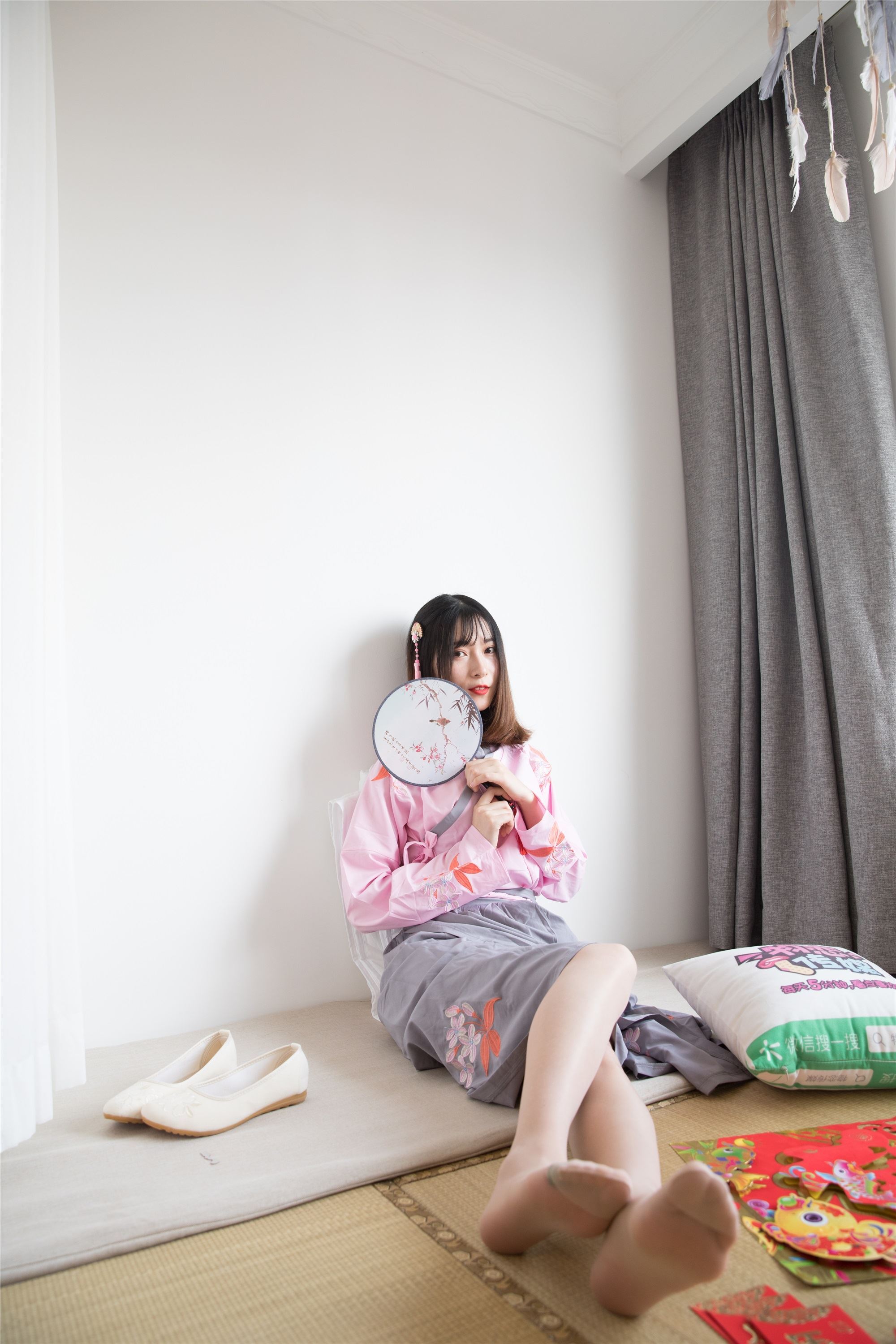 物恋传媒 No.109 猫耳-小众汉服与肉丝的巧妙搭配