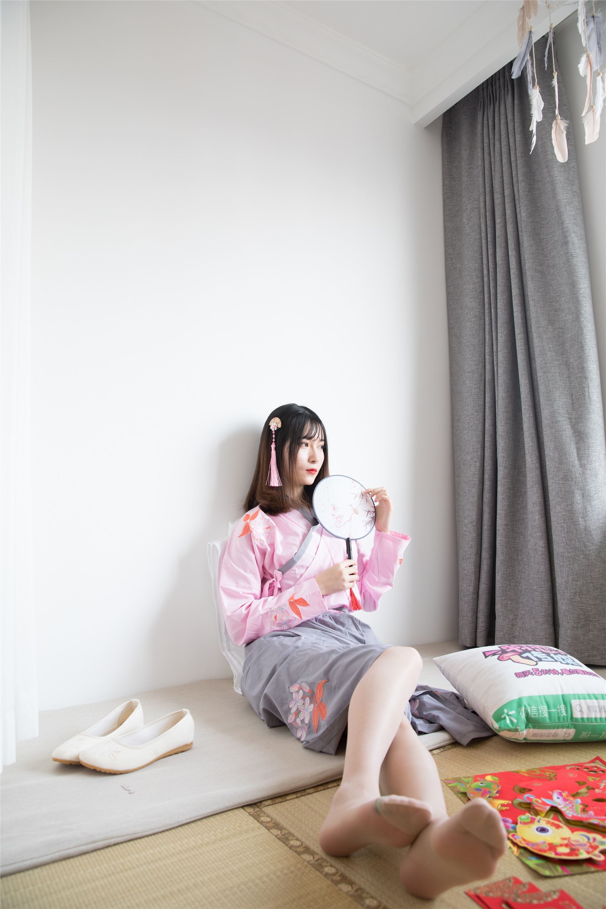 物恋传媒 No.109 猫耳-小众汉服与肉丝的巧妙搭配