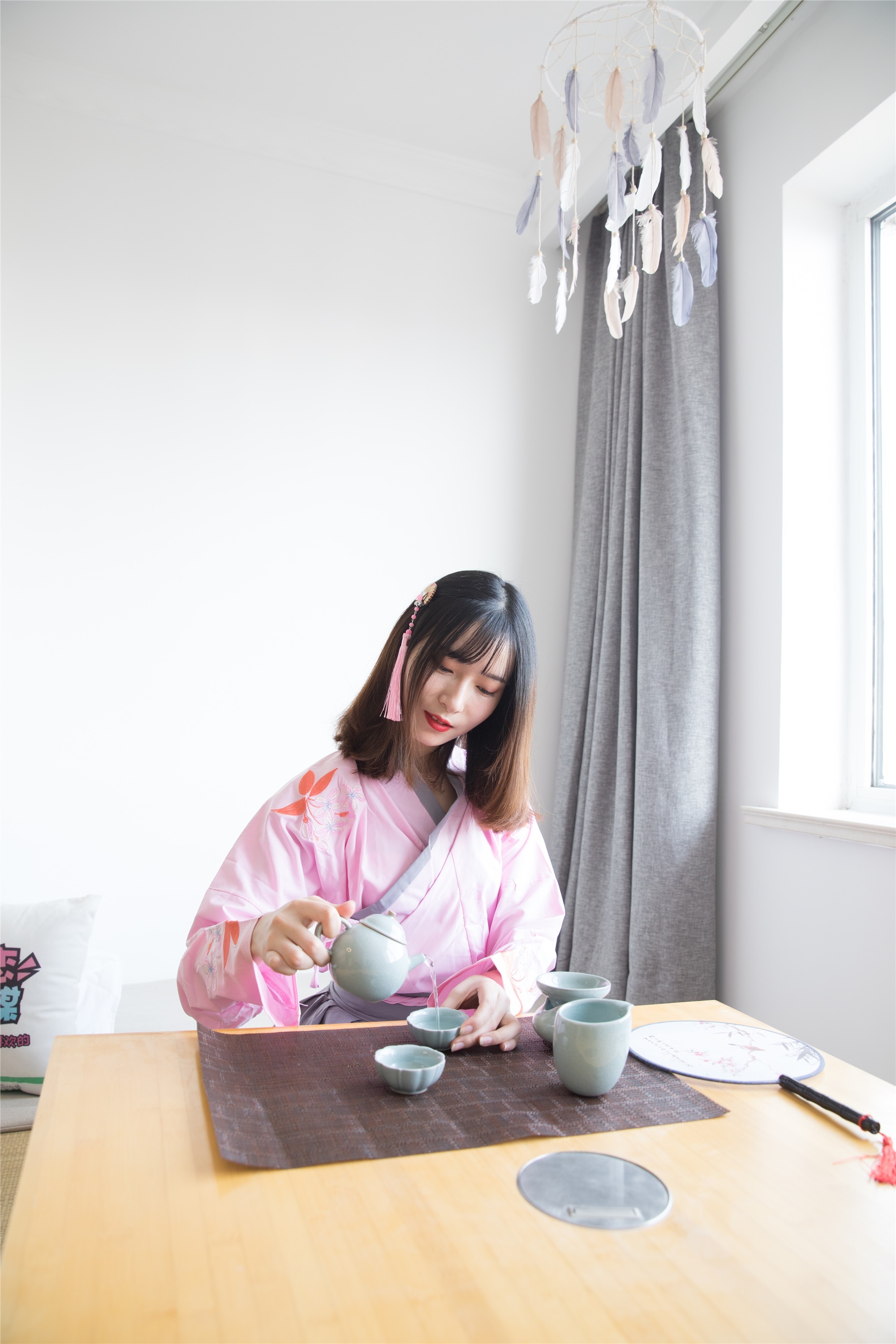 物恋传媒 No.109 猫耳-小众汉服与肉丝的巧妙搭配