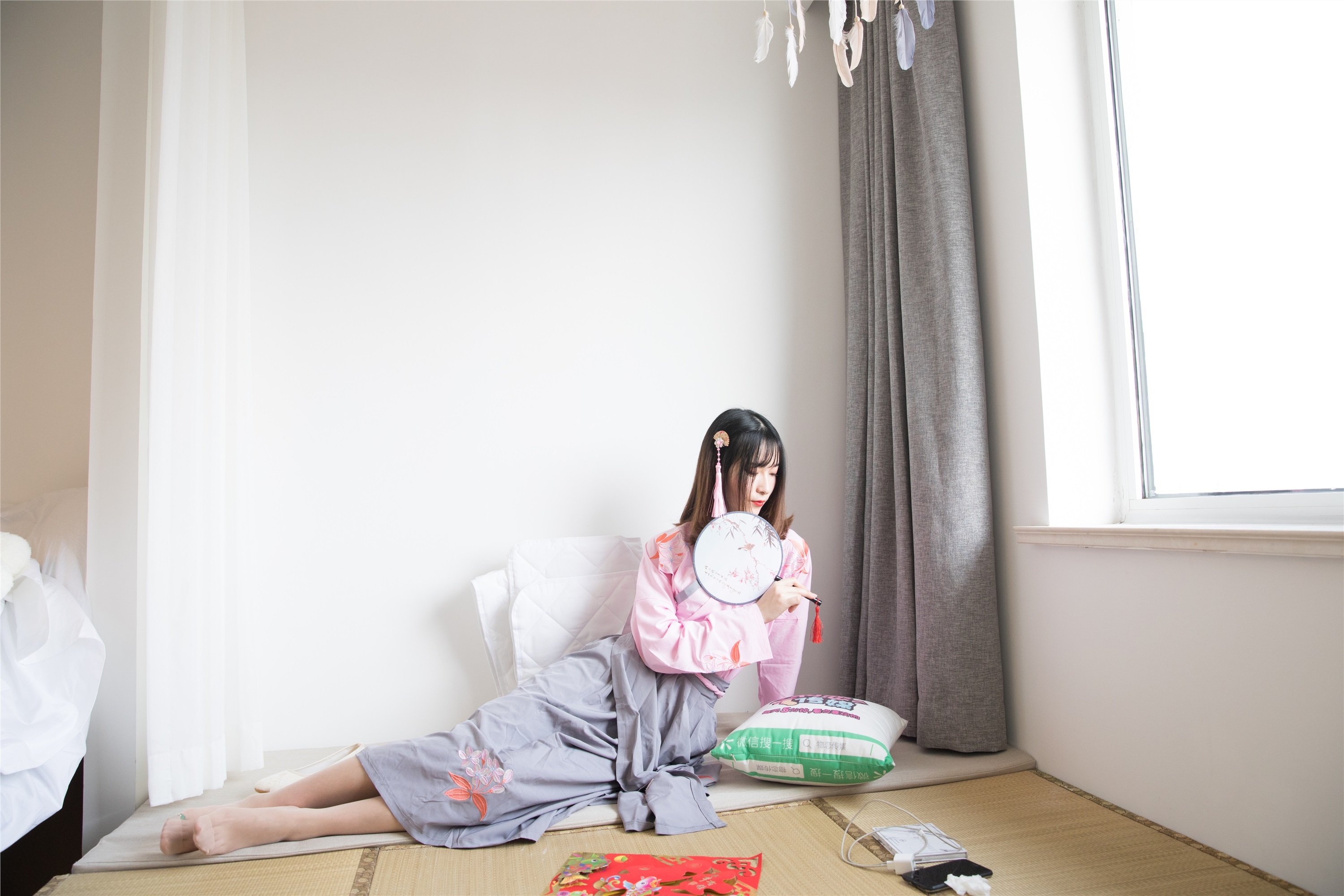 物恋传媒 No.109 猫耳-小众汉服与肉丝的巧妙搭配