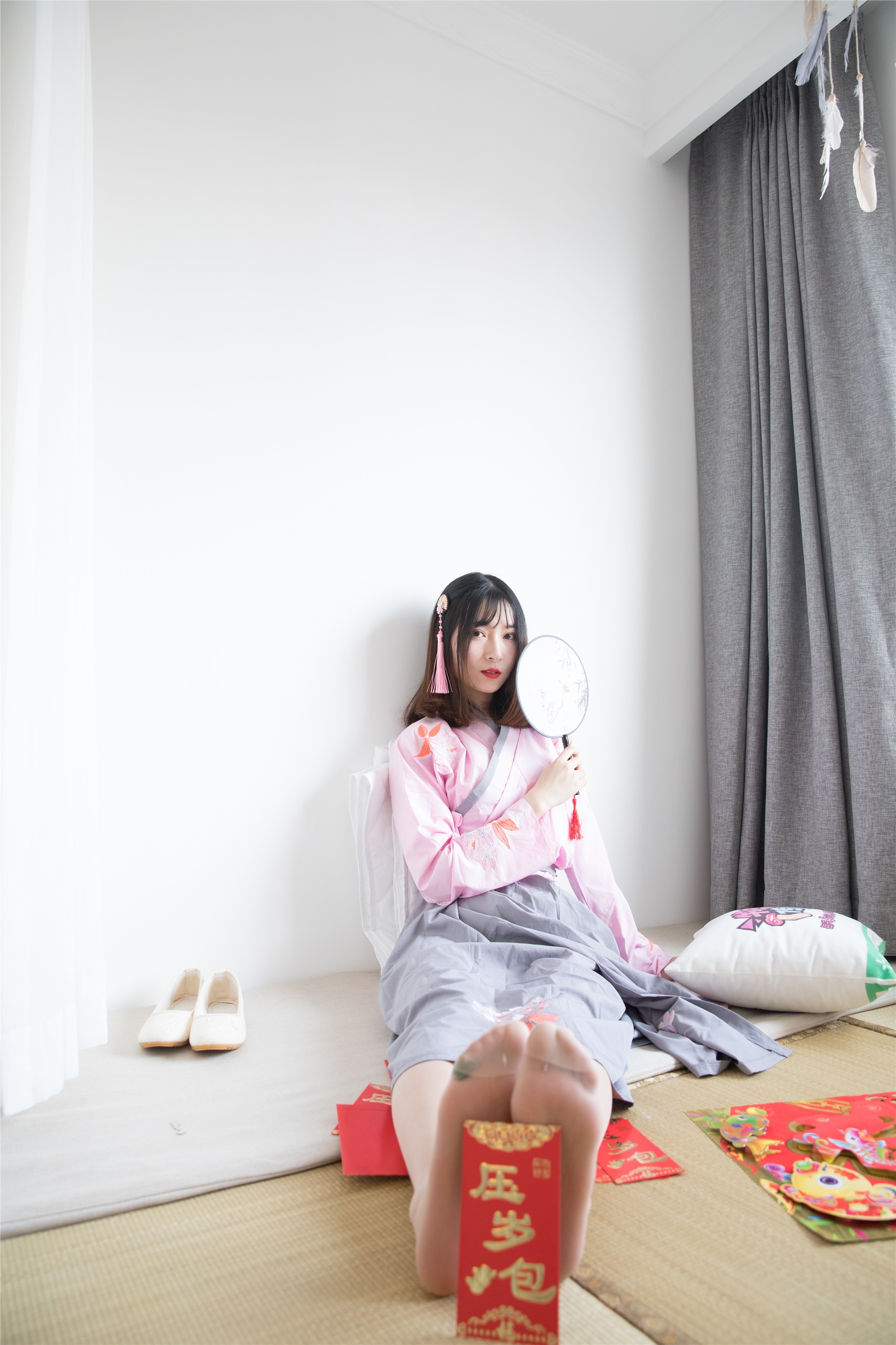 物恋传媒 No.109 猫耳-小众汉服与肉丝的巧妙搭配