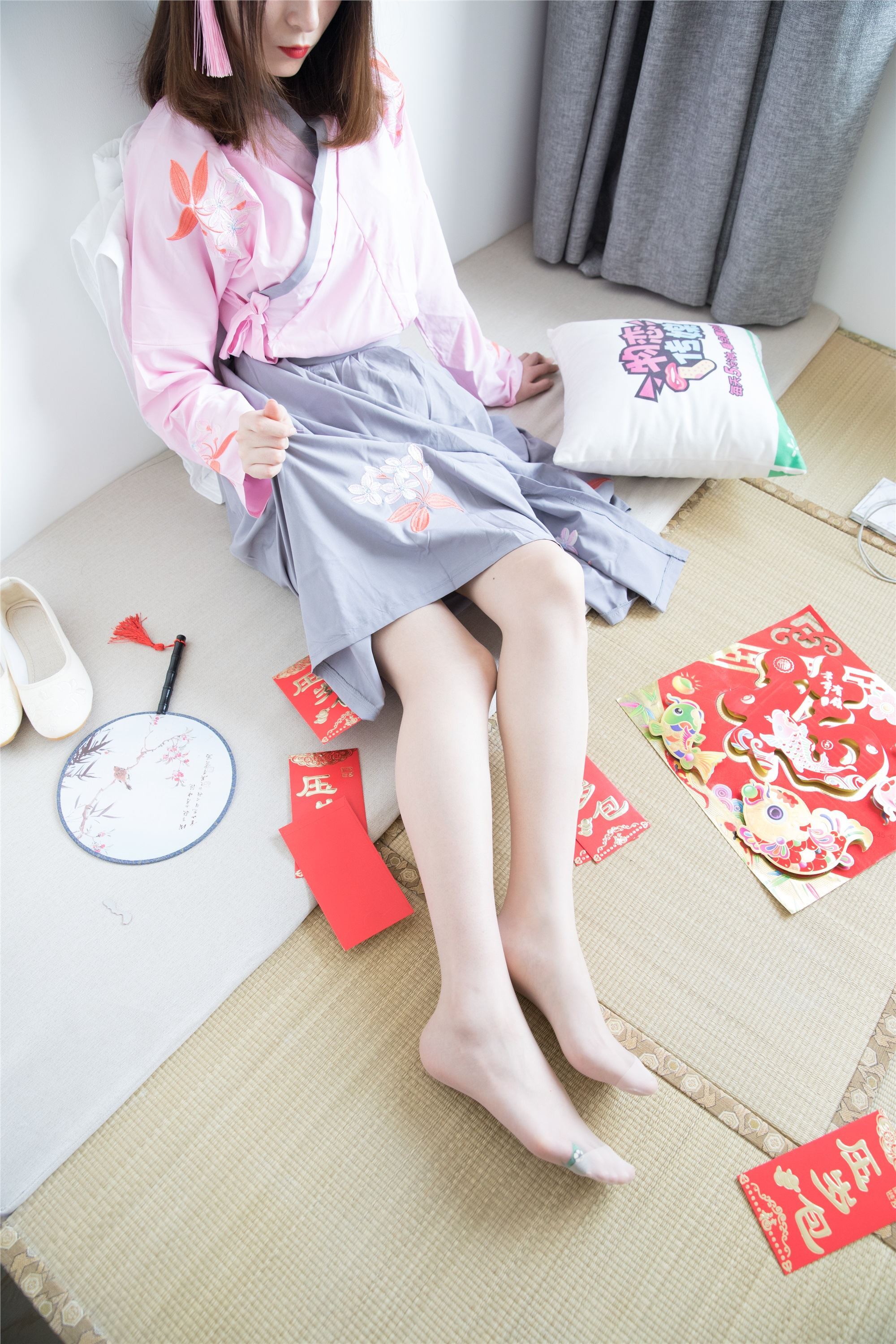 物恋传媒 No.109 猫耳-小众汉服与肉丝的巧妙搭配