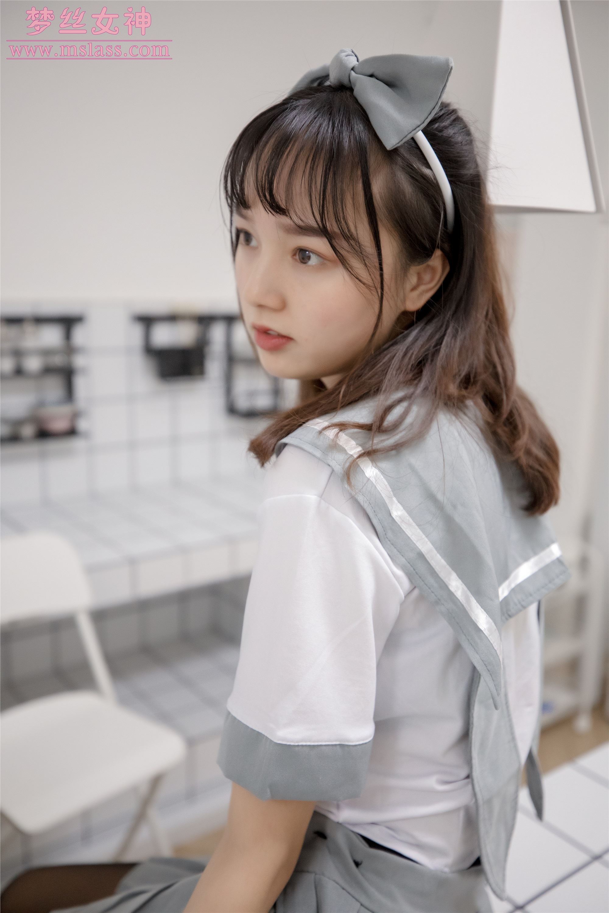 MSLASS梦丝女神 - 玥玥 白色空间（黑）