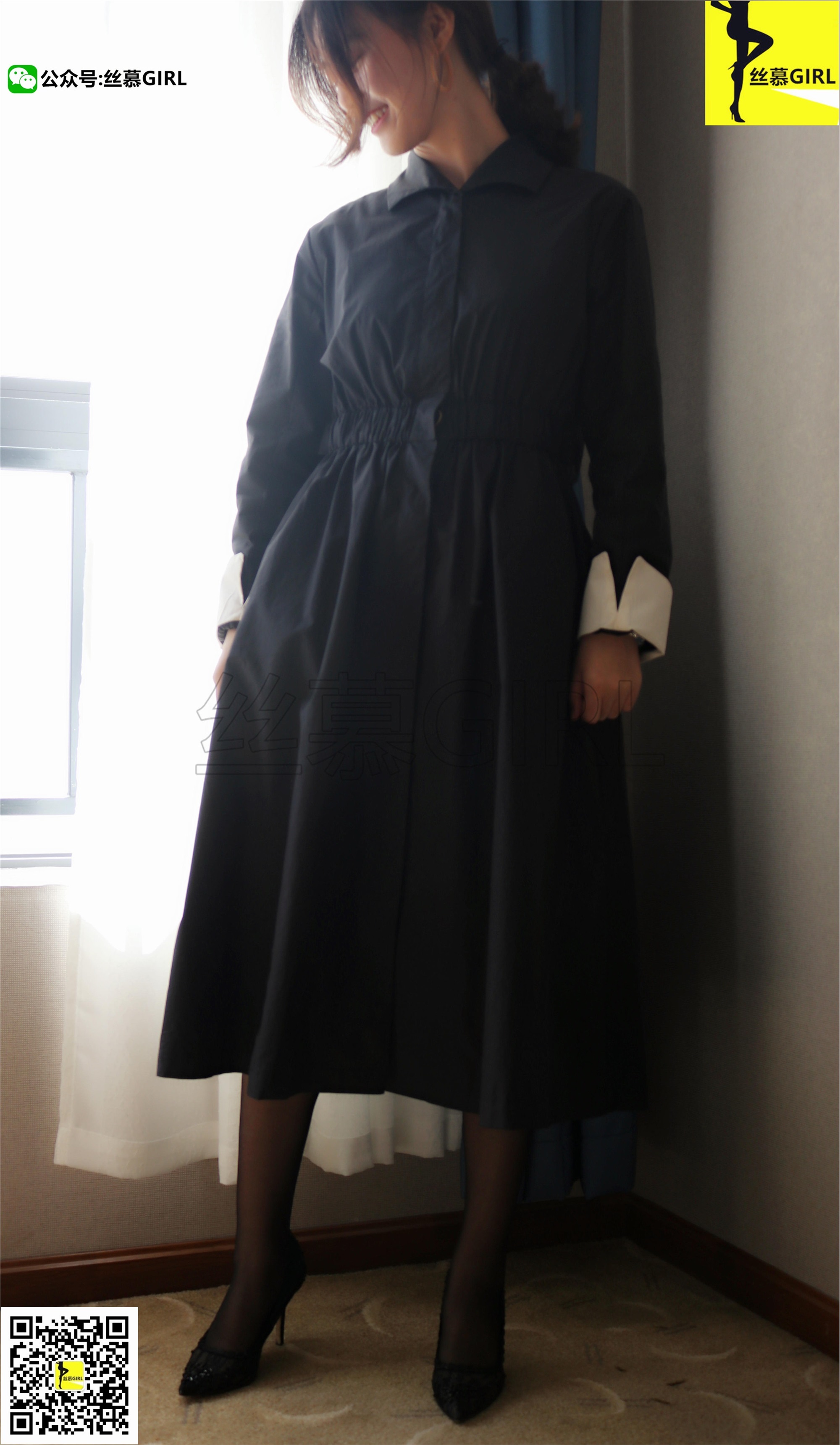 丝慕写真 第014期 模特：四月《黑天鹅与白天鹅》