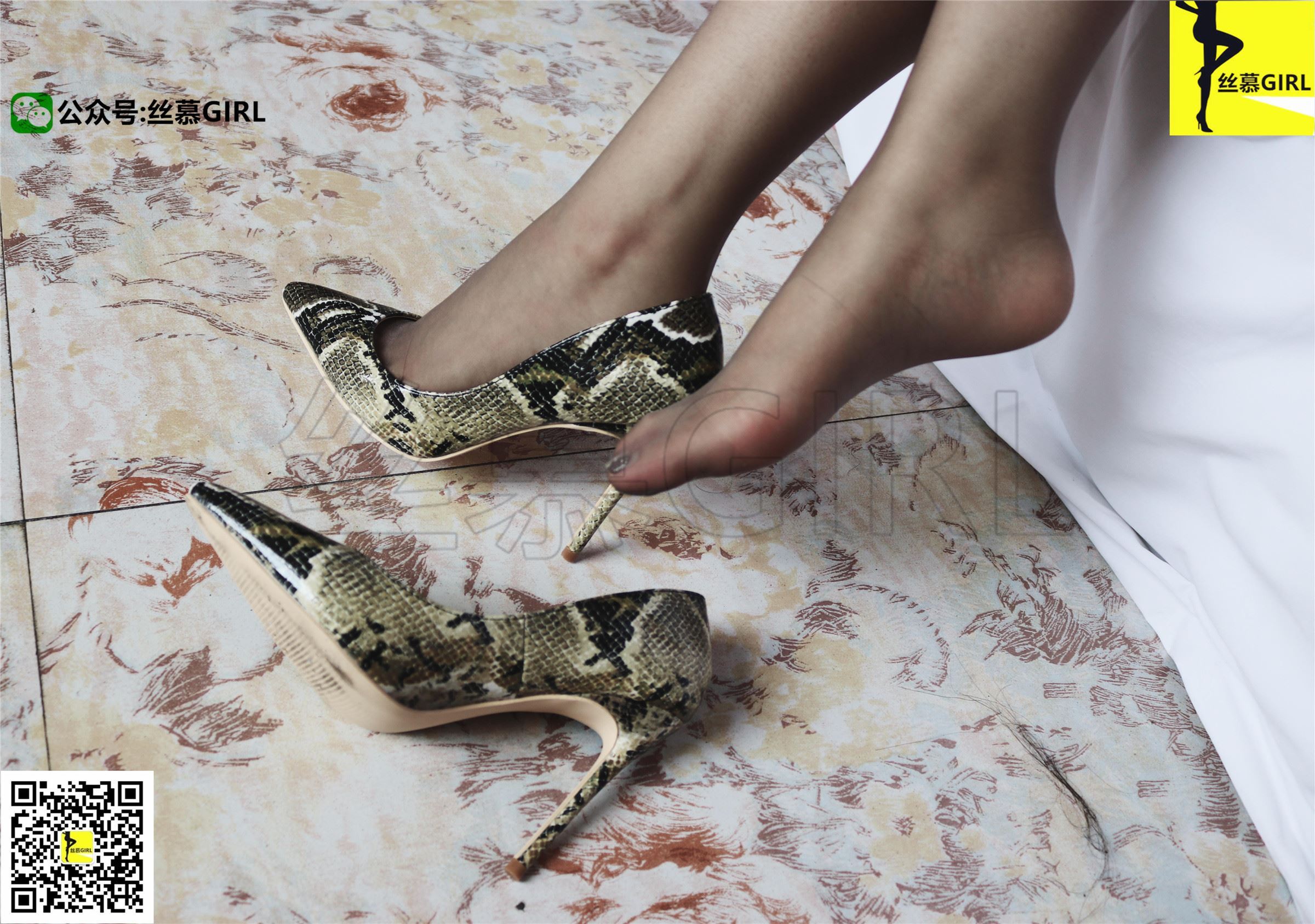 丝慕写真 第015期 模特：尹主管 丝密系列-《丝袜与蛇》