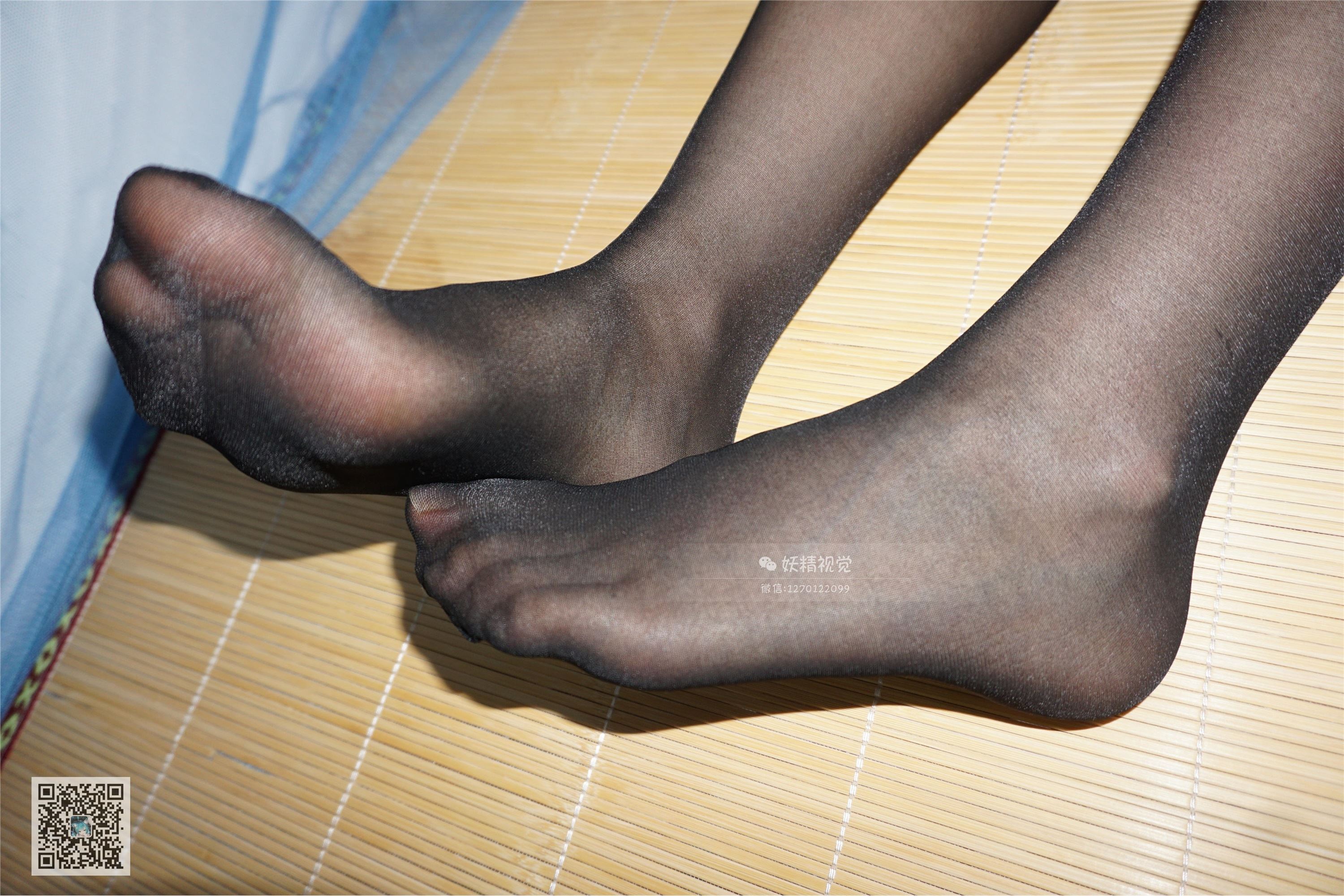 妖精视觉  钰钰 礼仪部的标准黑丝