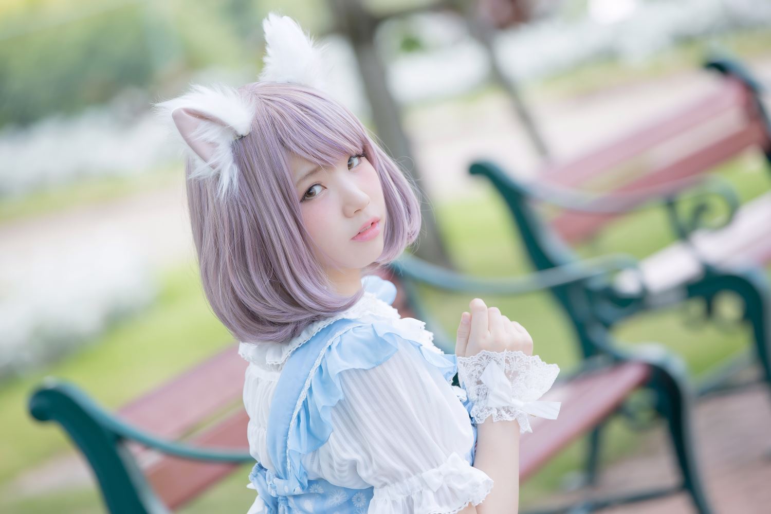 兔玩映画系列 85写真-lightblue