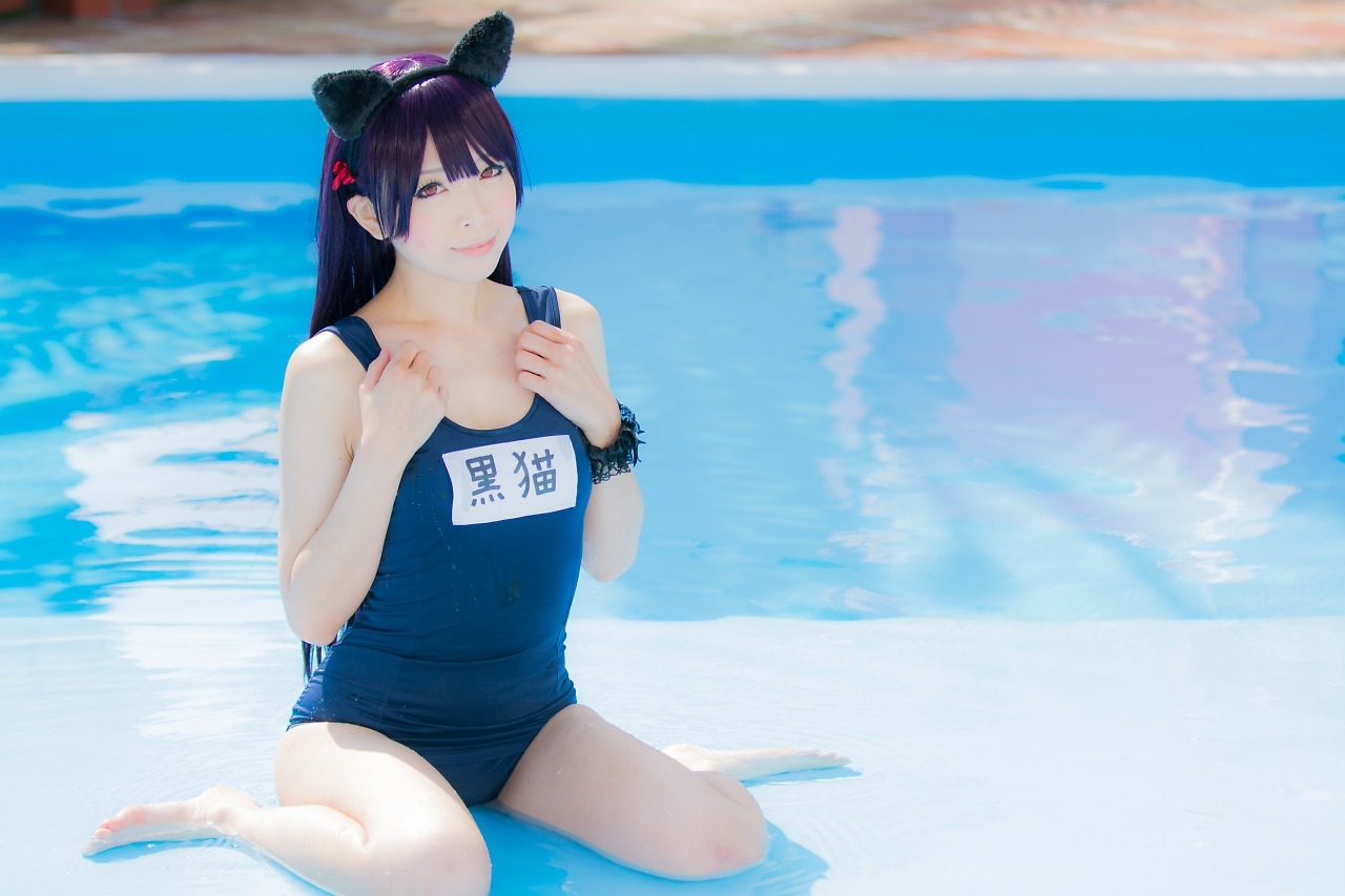 兔玩映画系列 89写真-死库水黑猫