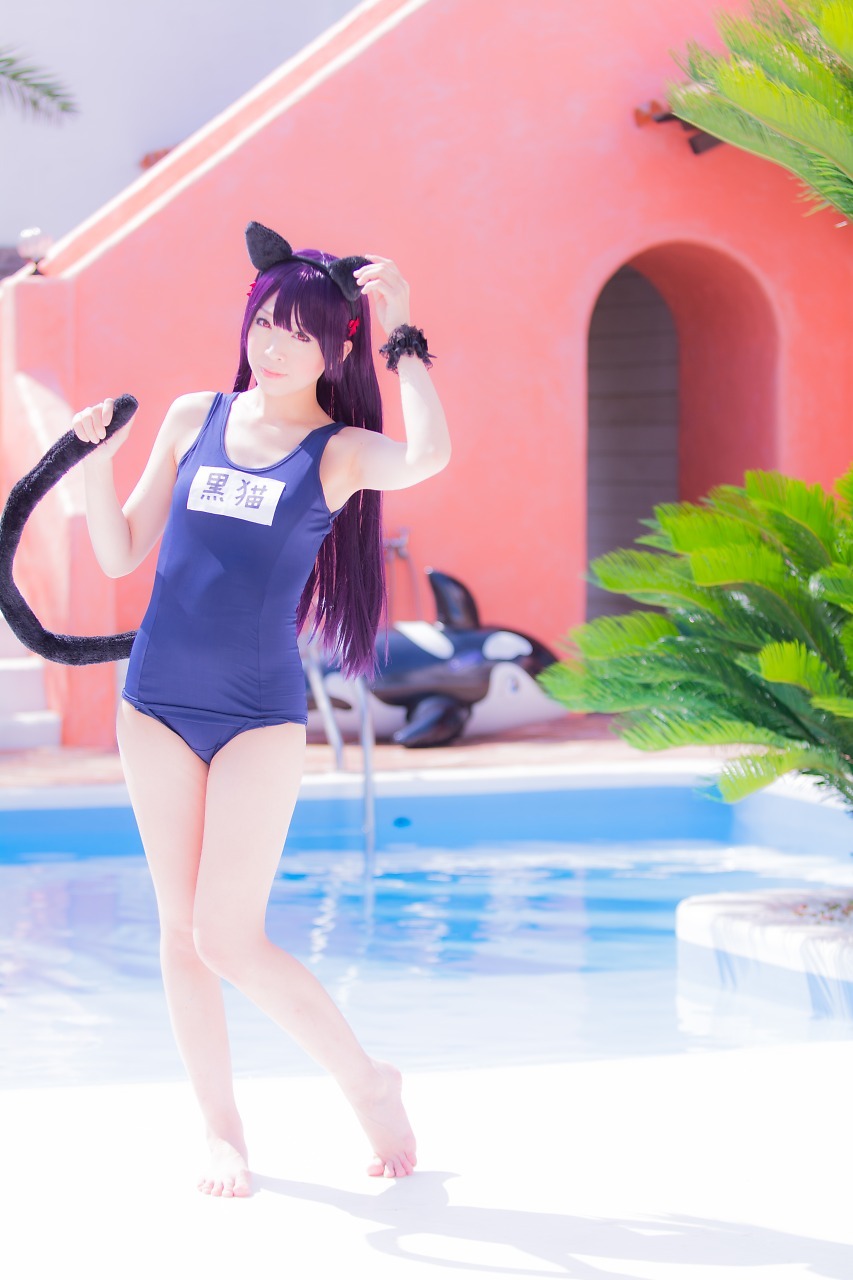 兔玩映画系列 89写真-死库水黑猫