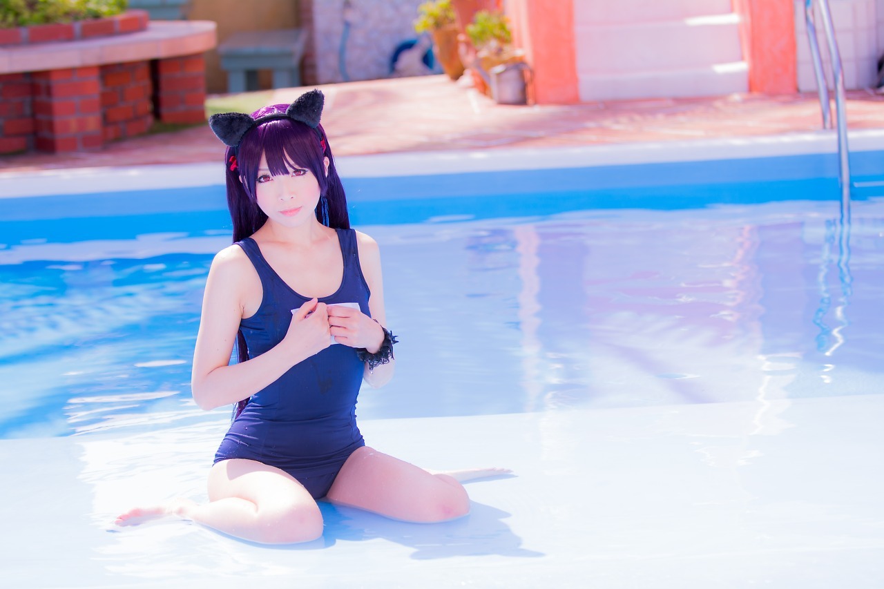 兔玩映画系列 89写真-死库水黑猫