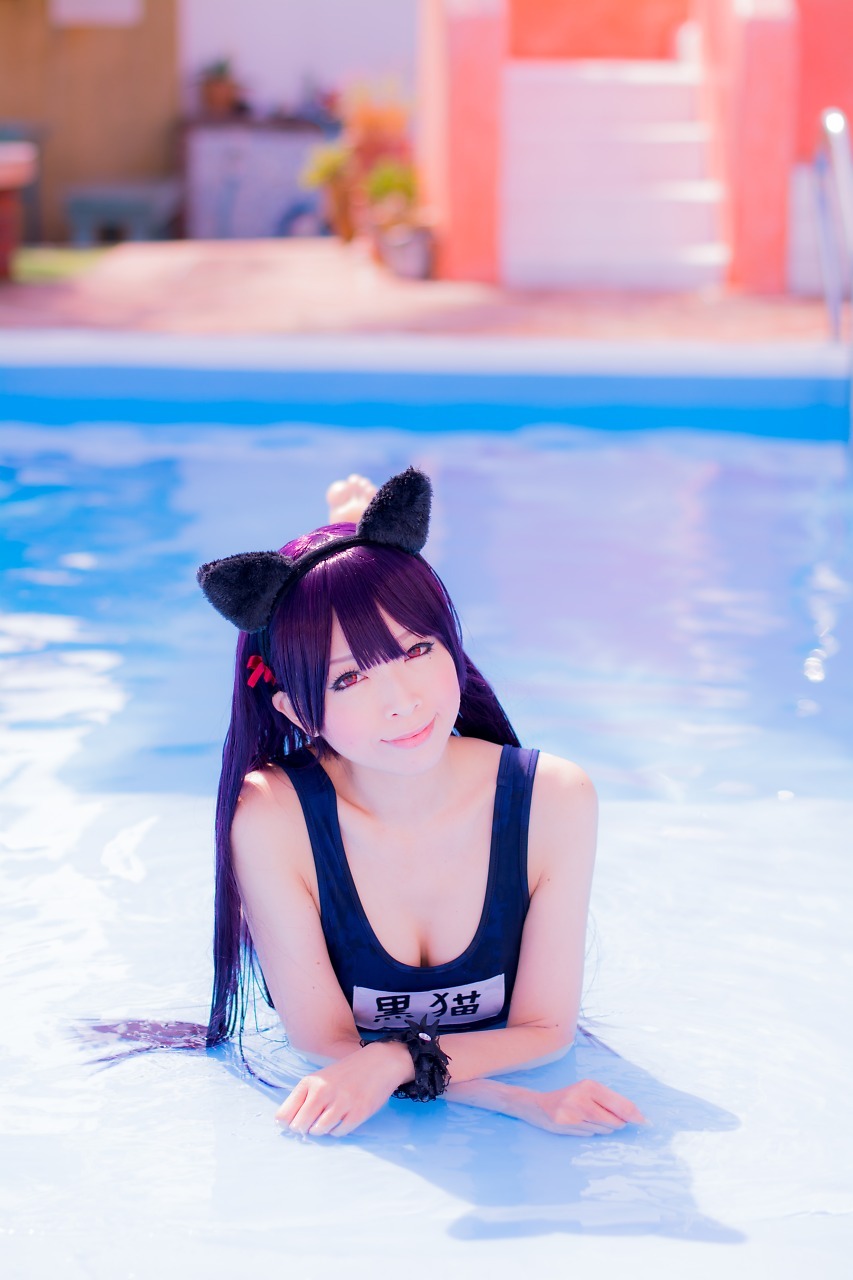 兔玩映画系列 89写真-死库水黑猫