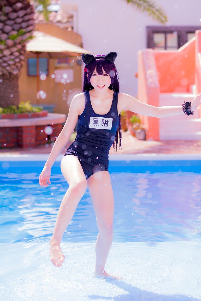 兔玩映画系列 89写真-死库水黑猫