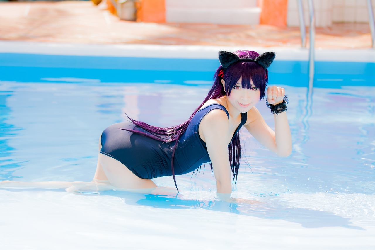 兔玩映画系列 89写真-死库水黑猫