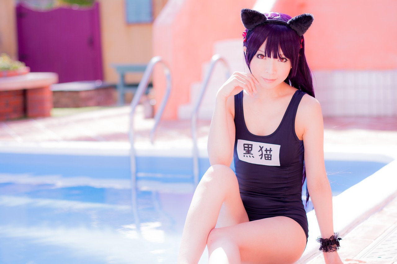 兔玩映画系列 89写真-死库水黑猫