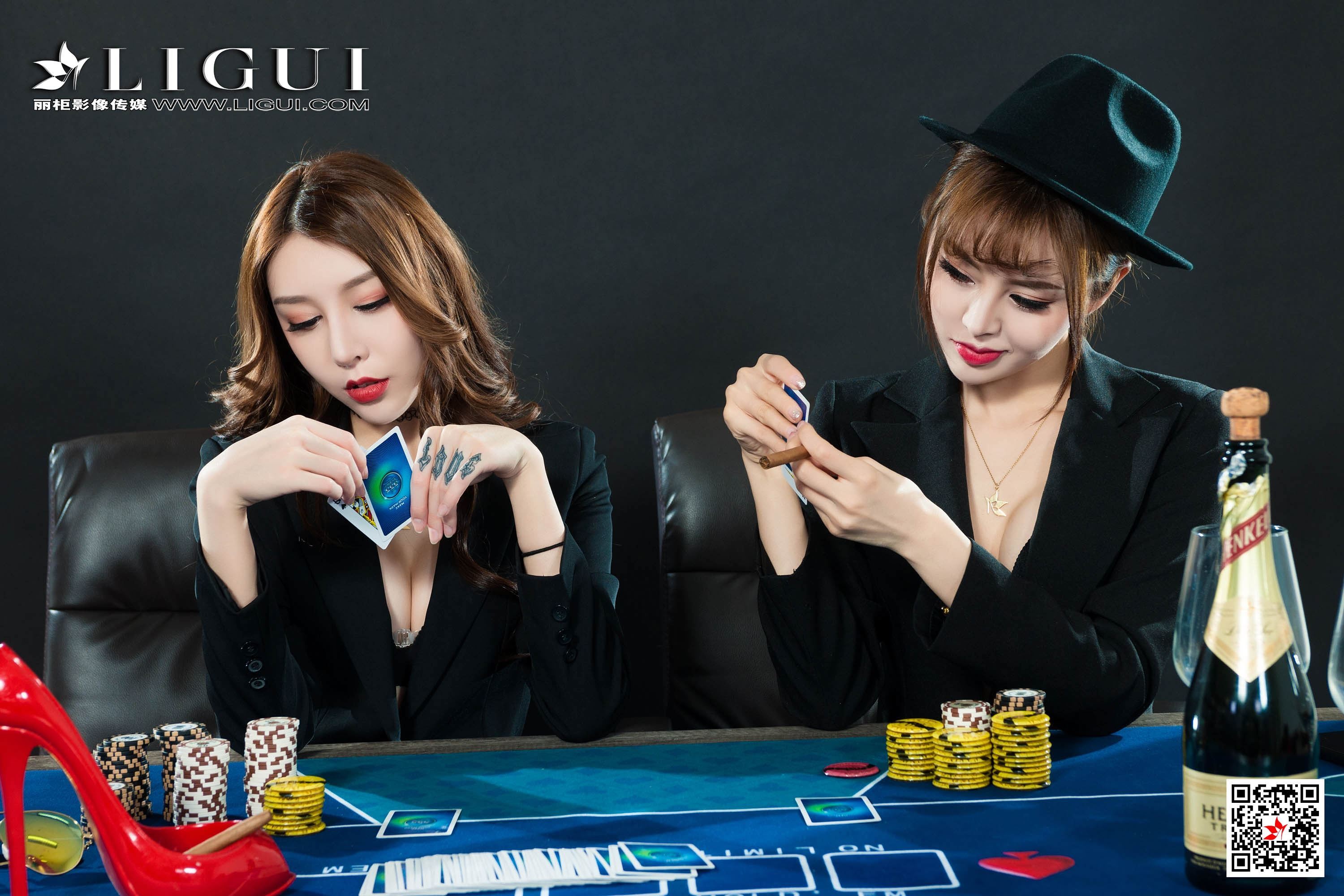 Ligui丽柜 2019.10.12 网络丽人 Model 兔子&凉儿