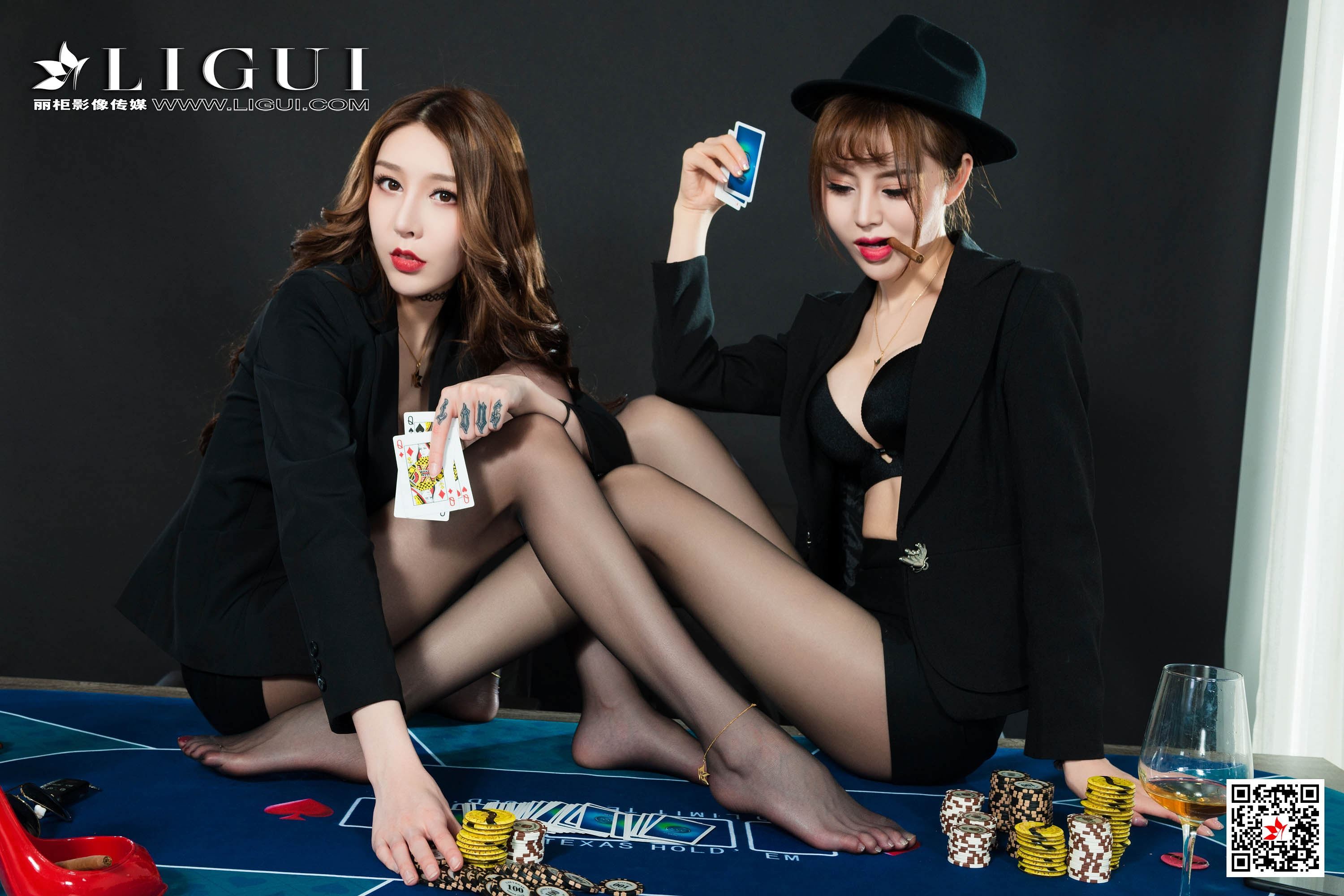 Ligui丽柜 2019.10.12 网络丽人 Model 兔子&凉儿