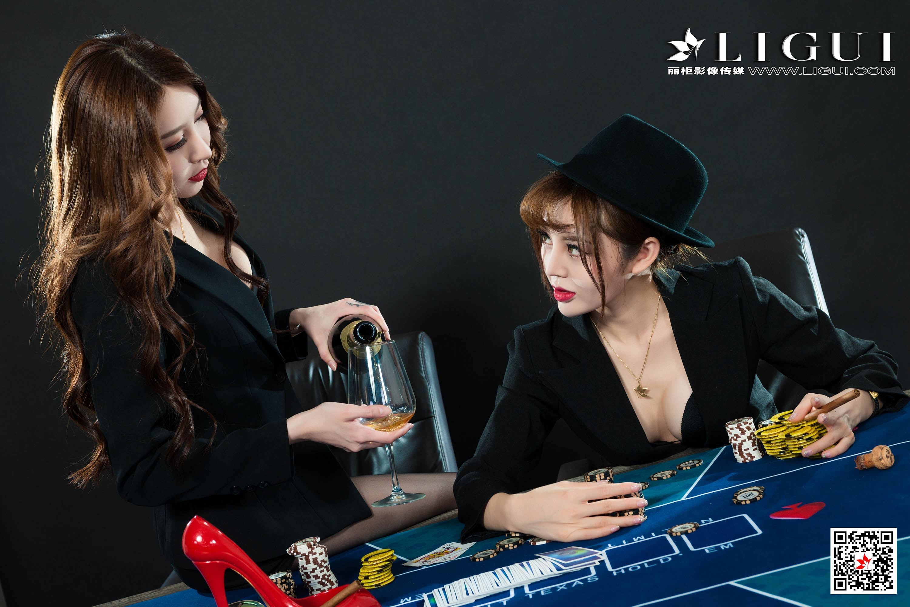 Ligui丽柜 2019.10.12 网络丽人 Model 兔子&凉儿