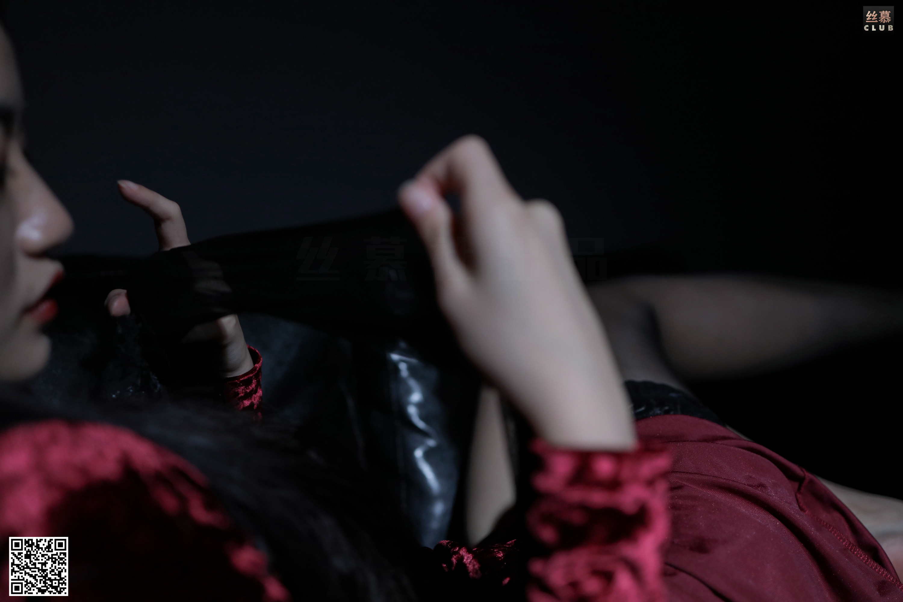 丝慕写真 SM097 双双 – 暗调之夜