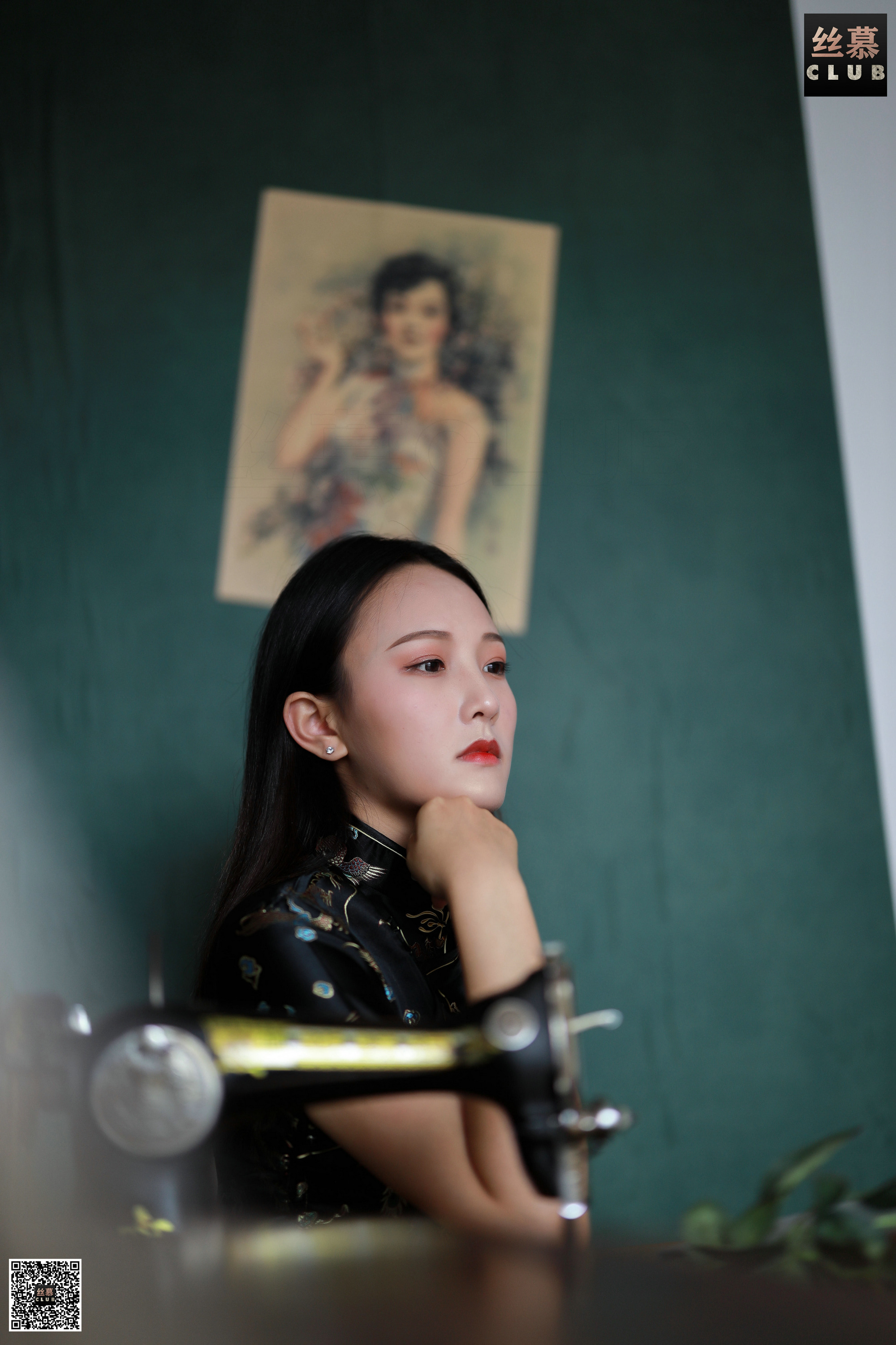 丝慕写真 SM098 张小姐 – 旗袍秀