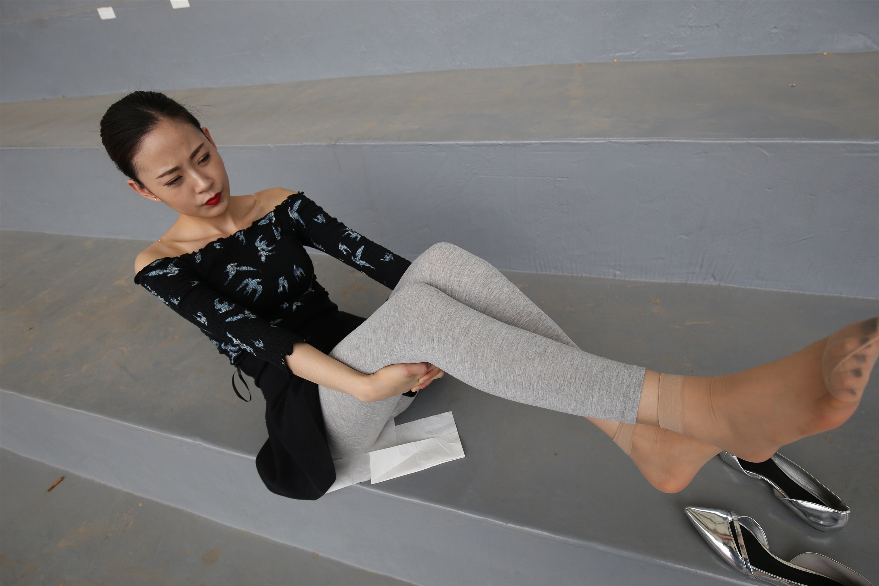 大西瓜美女图片 Z3-6 空姐灰丝459p3