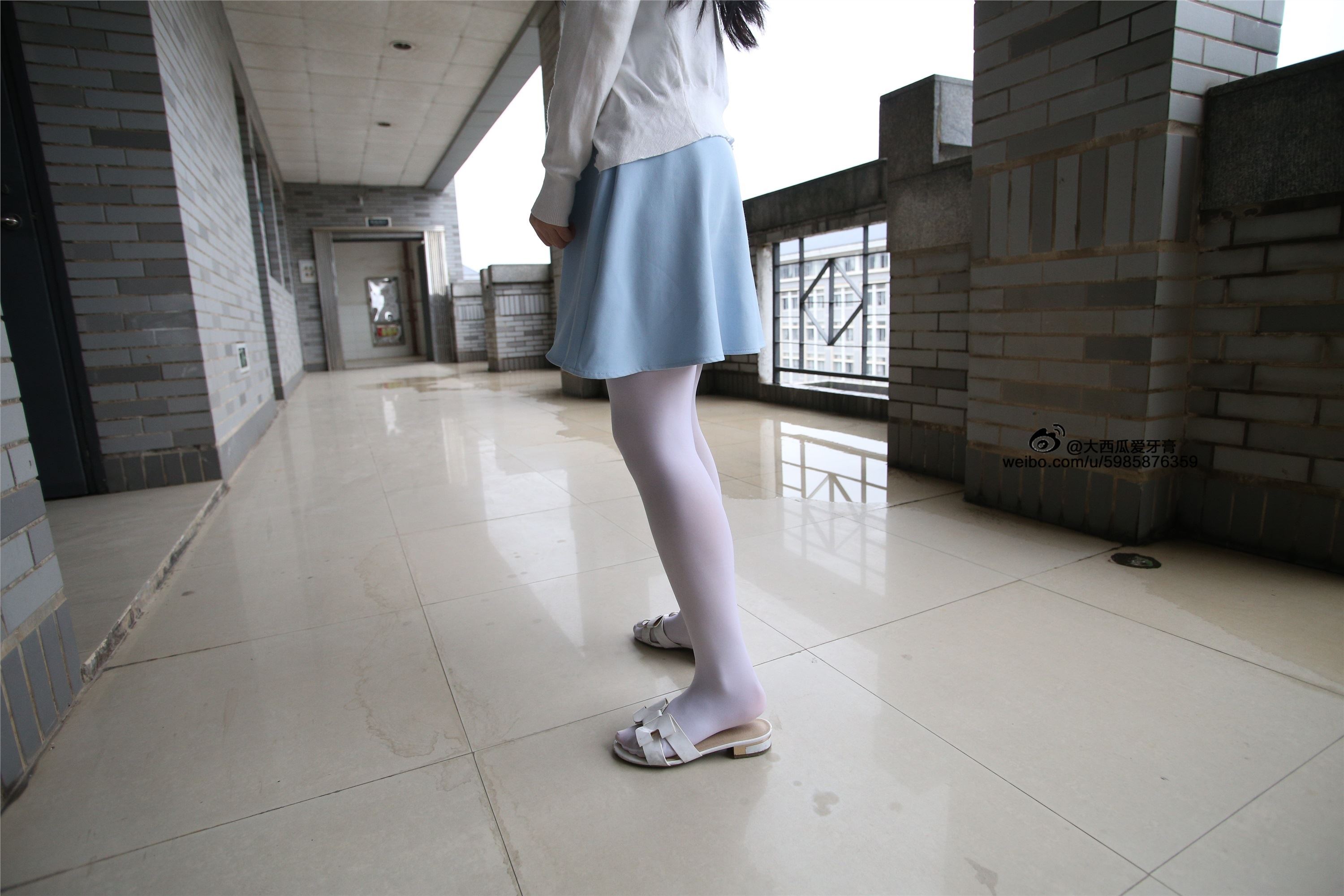 大西瓜美女图片 Z4-1 小蓝裙263p1