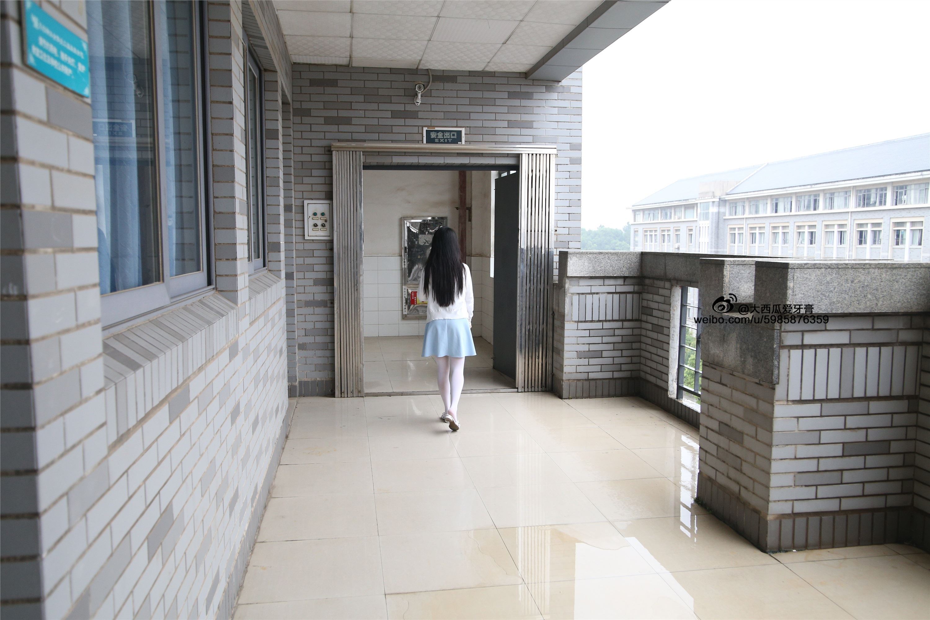 大西瓜美女图片 Z4-1 小蓝裙263p1