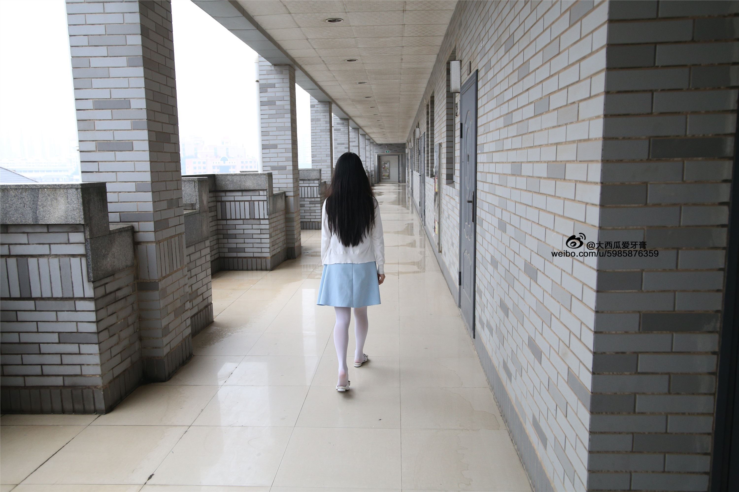 大西瓜美女图片 Z4-1 小蓝裙263p1