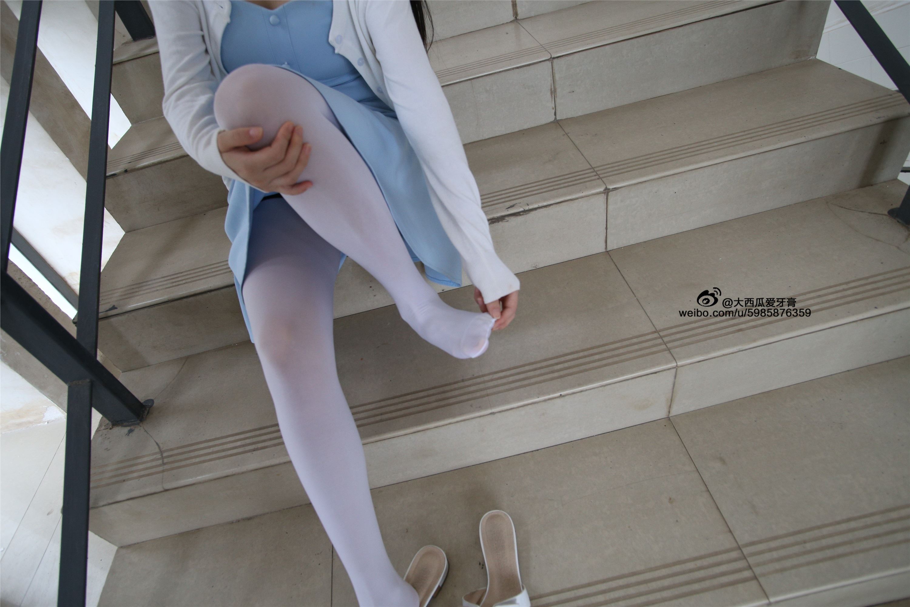 大西瓜美女图片 Z4-1 小蓝裙263p2