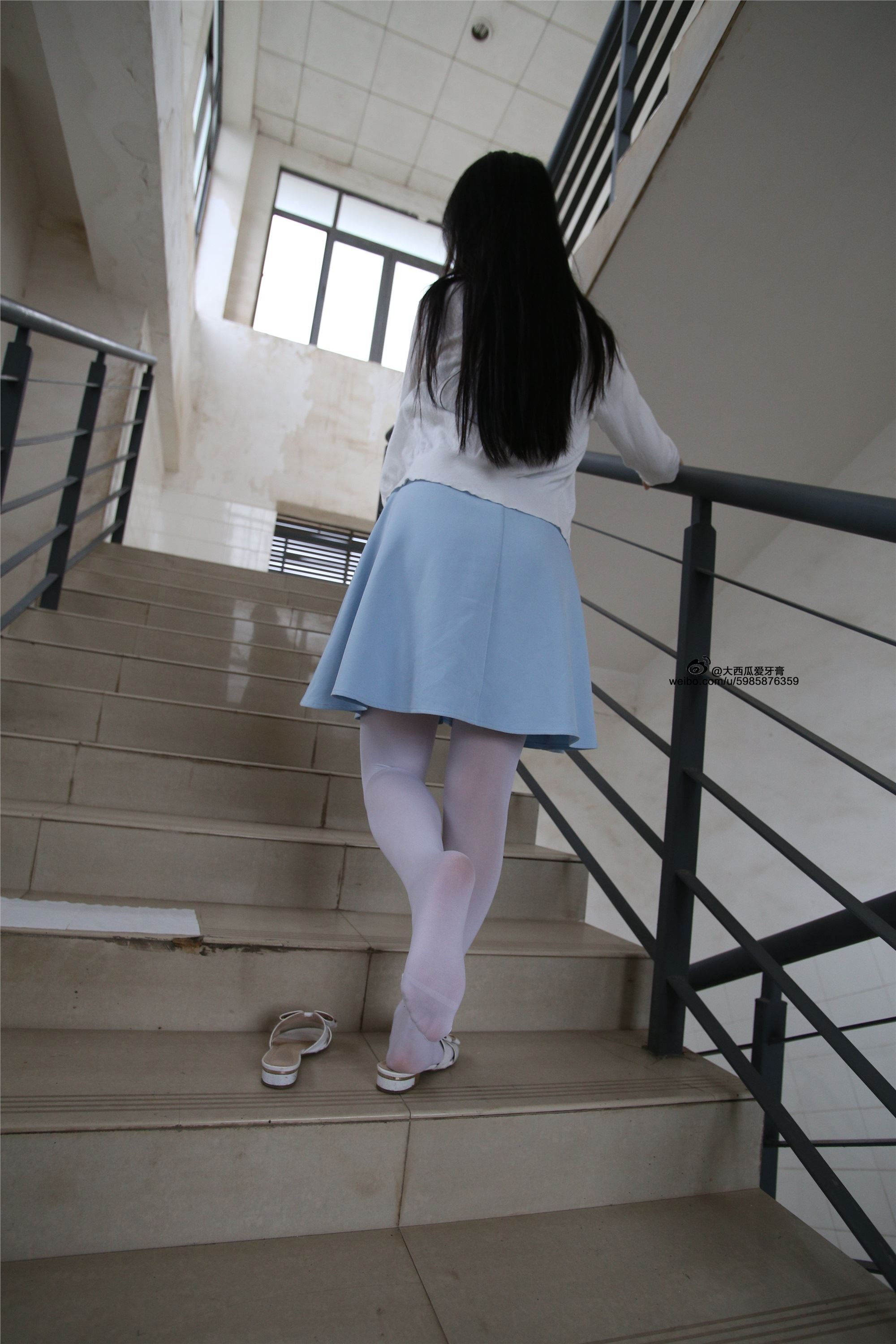 大西瓜美女图片 Z4-1 小蓝裙263p2