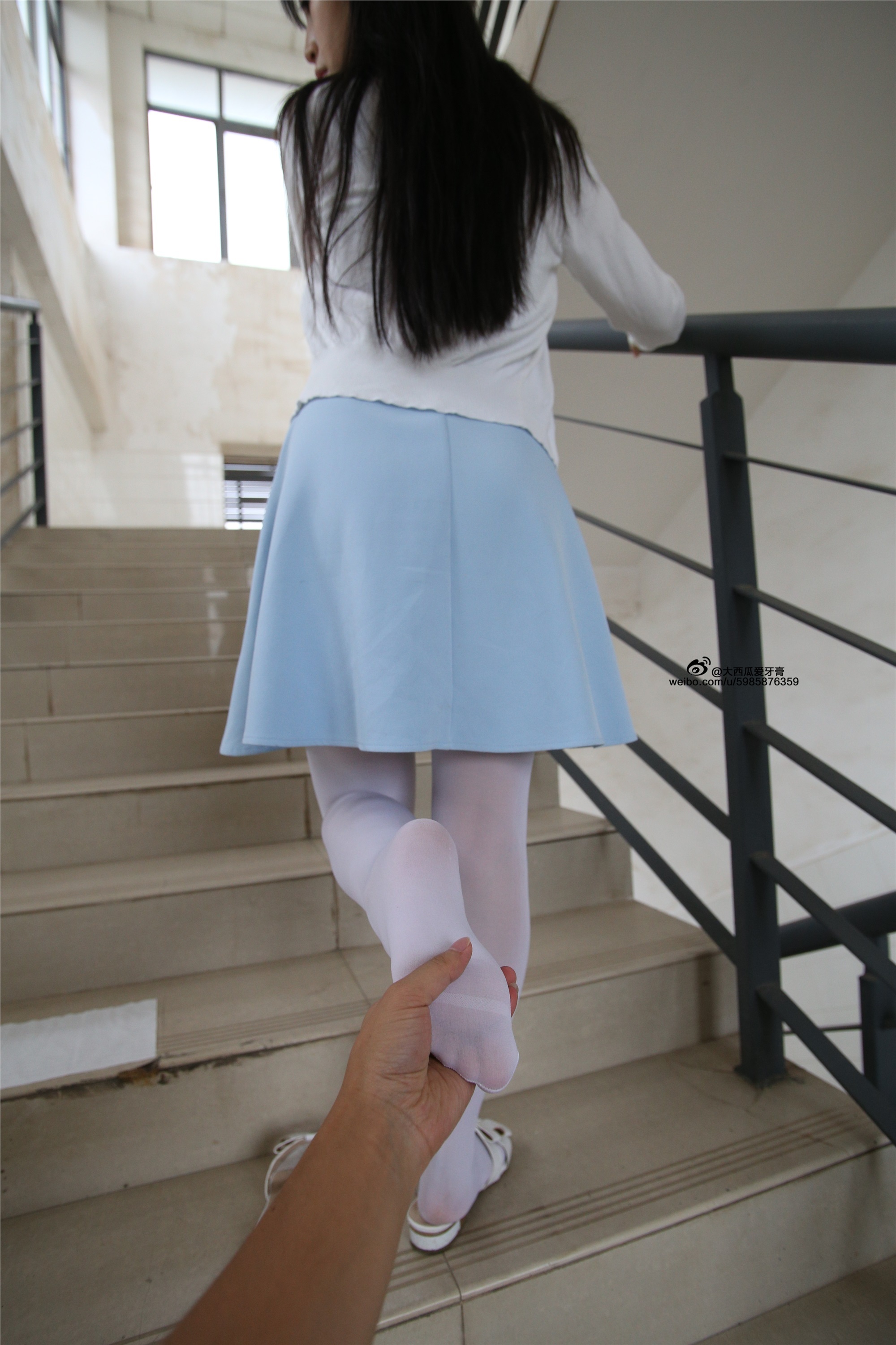 大西瓜美女图片 Z4-1 小蓝裙263p2