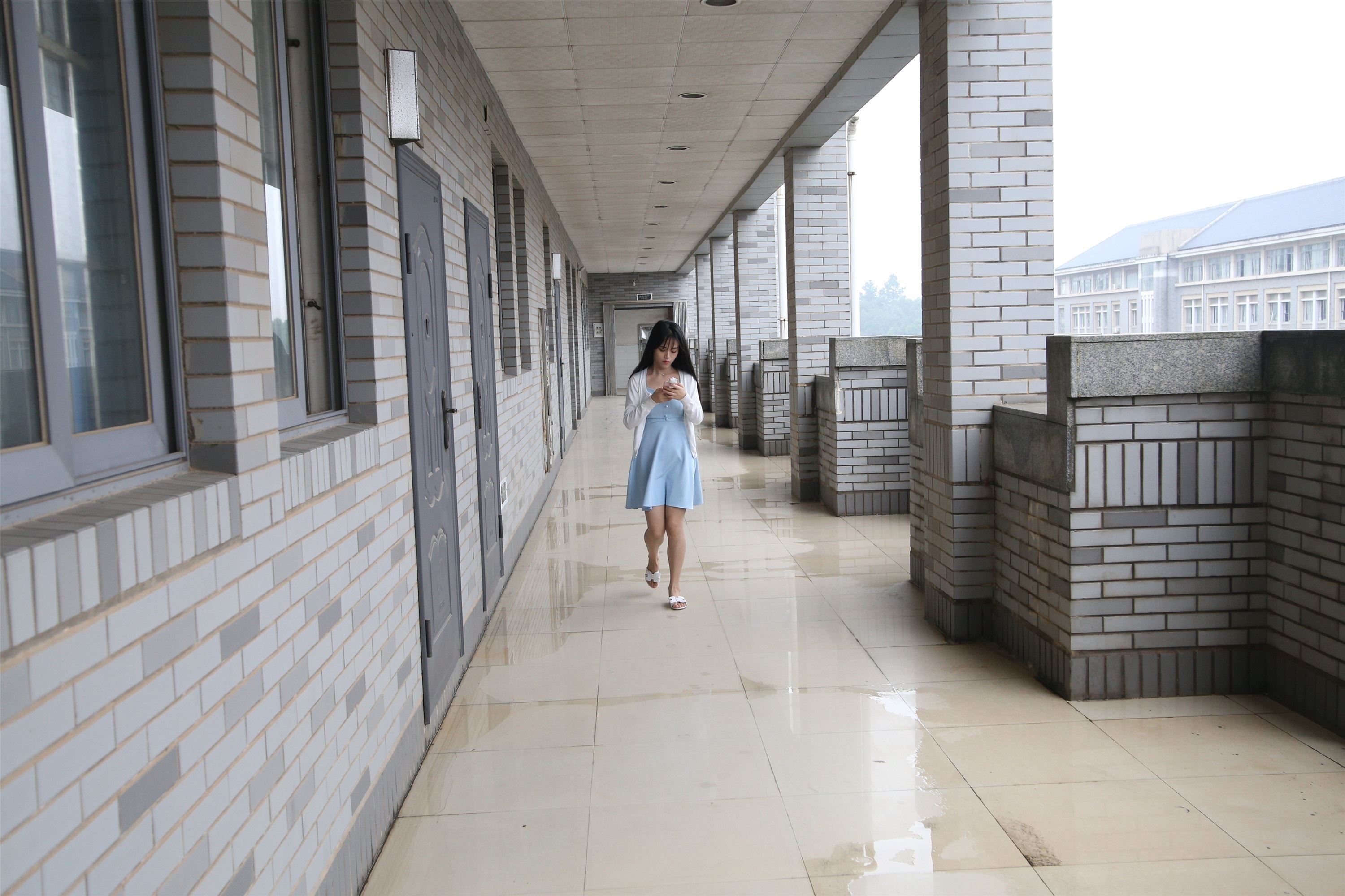 大西瓜美女图片 Z4-2 小蓝裙149p