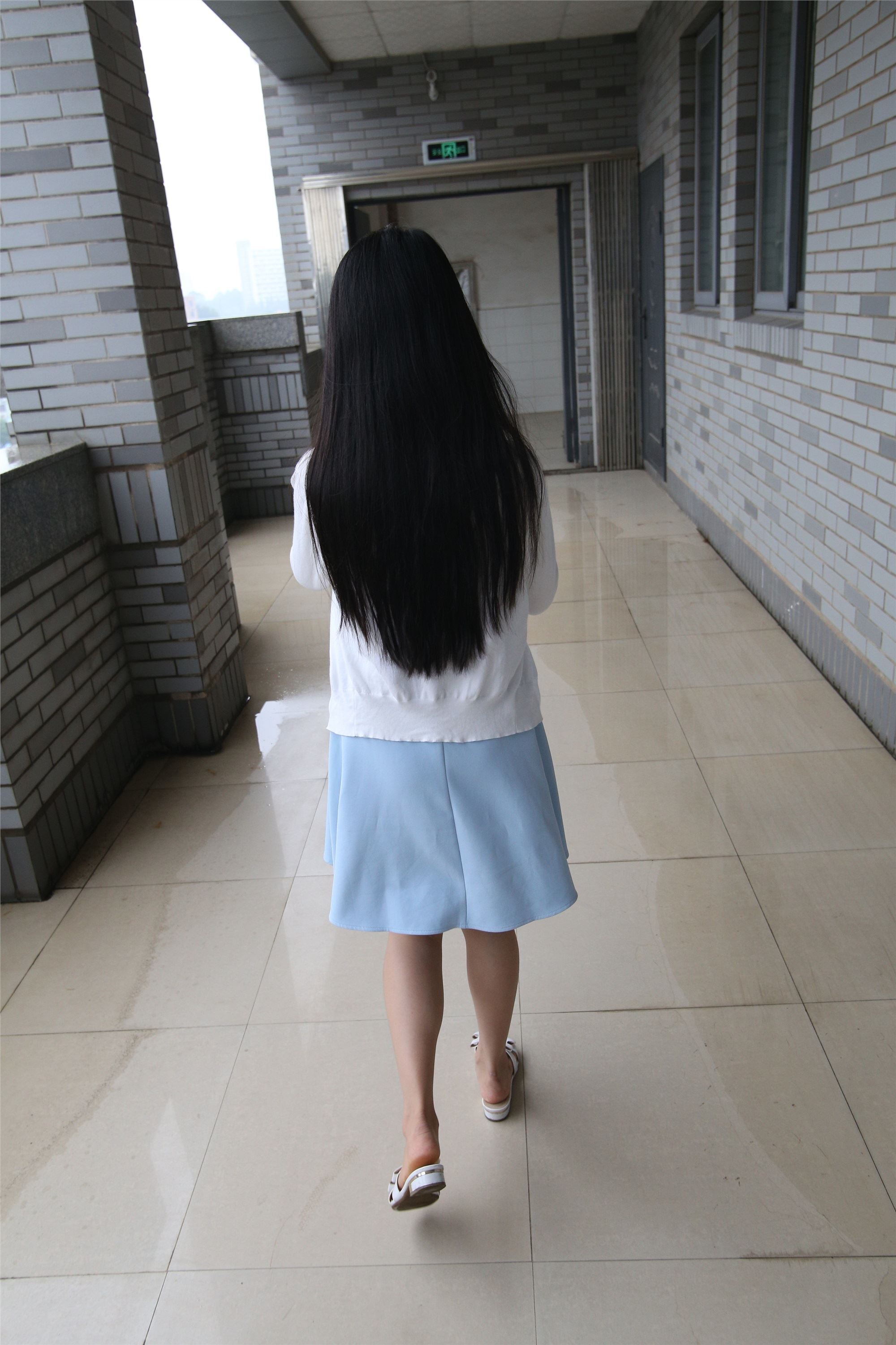 大西瓜美女图片 Z4-2 小蓝裙149p