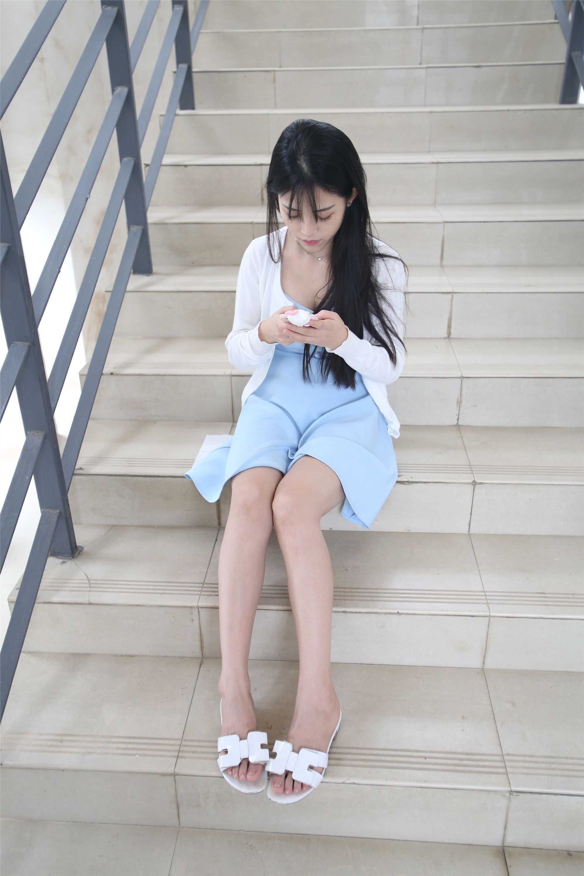 大西瓜美女图片 Z4-2 小蓝裙149p