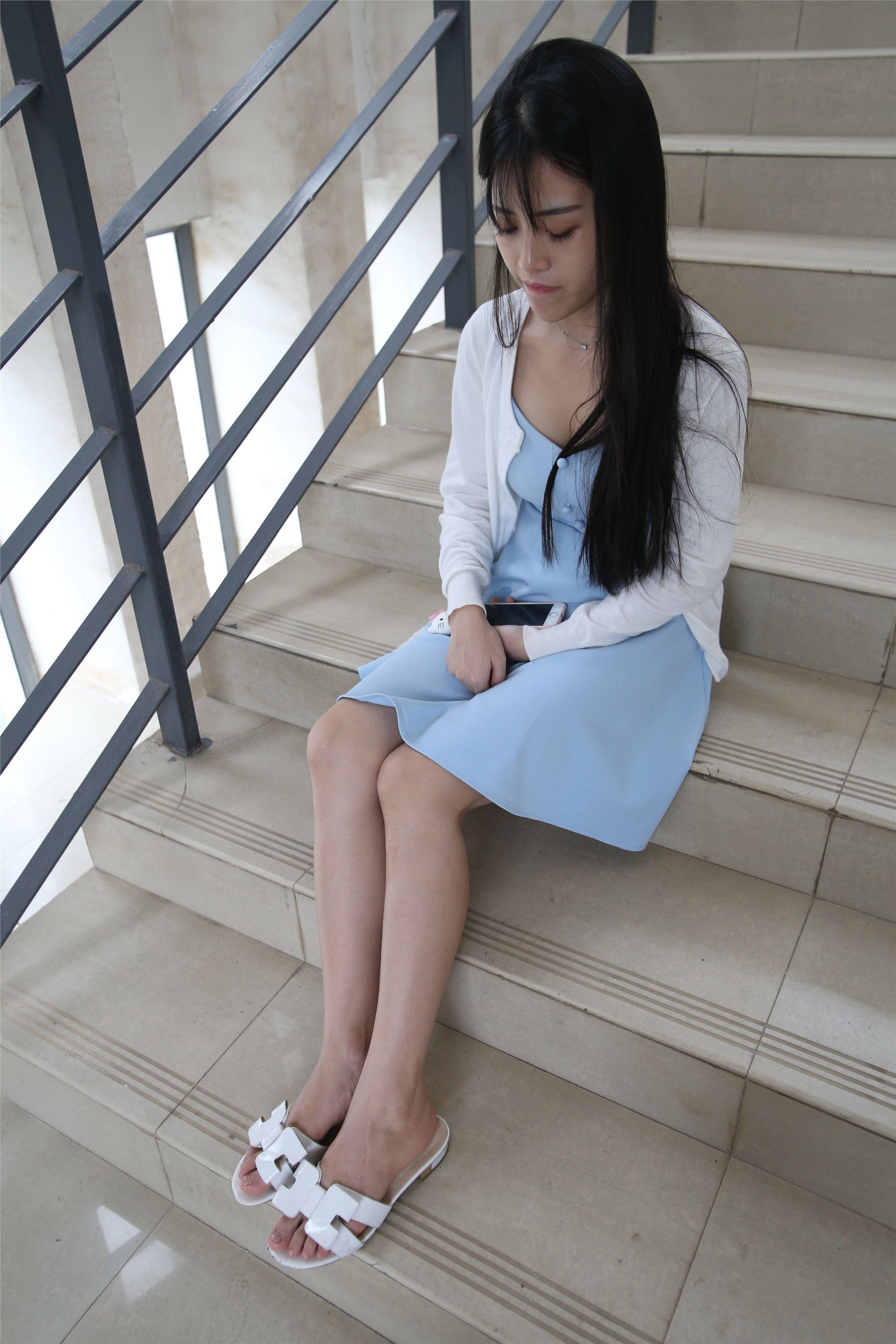 大西瓜美女图片 Z4-2 小蓝裙149p