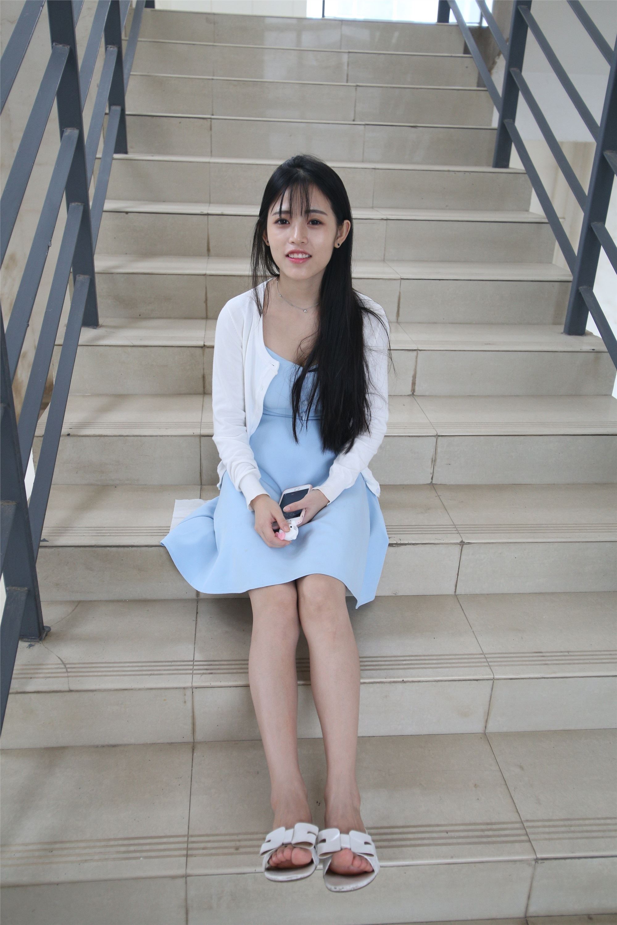 大西瓜美女图片 Z4-2 小蓝裙149p