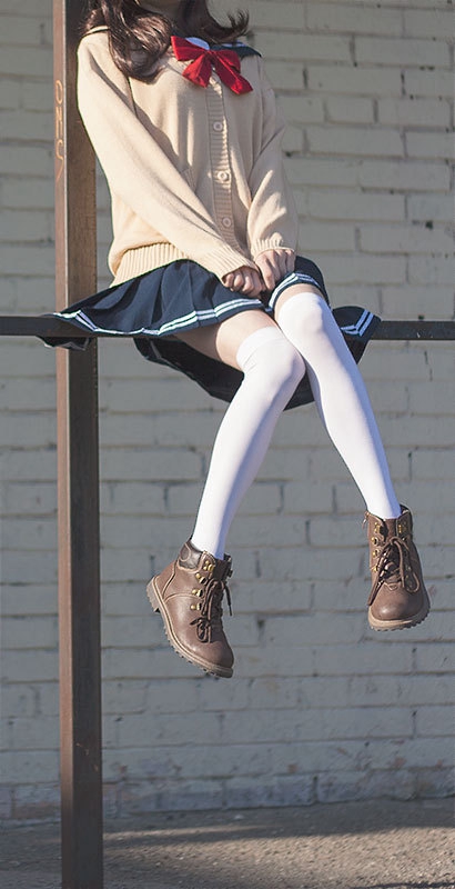 兔玩映画系列 过膝袜~