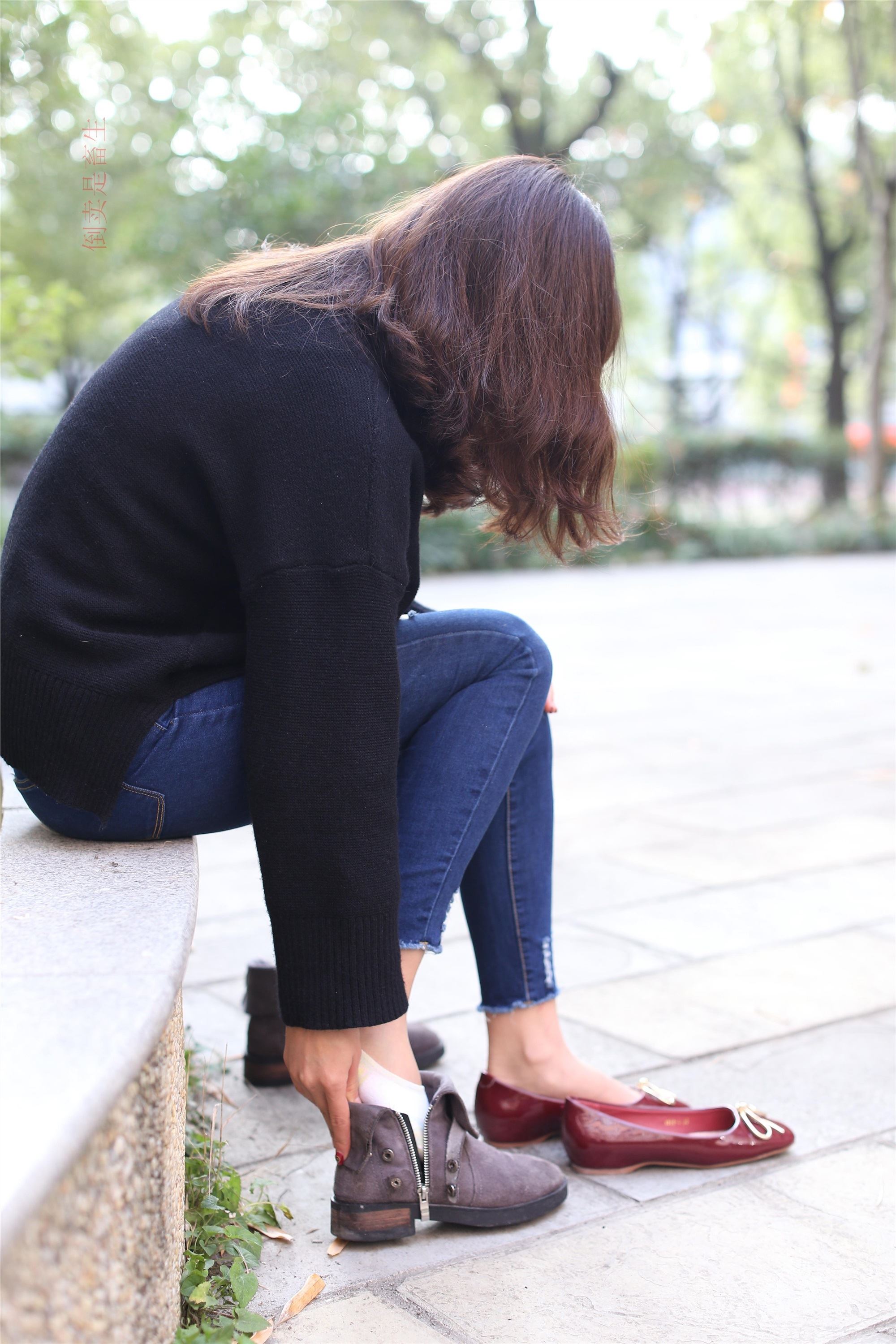 大西瓜美女图片 Z5-5 深牛短丝450P1