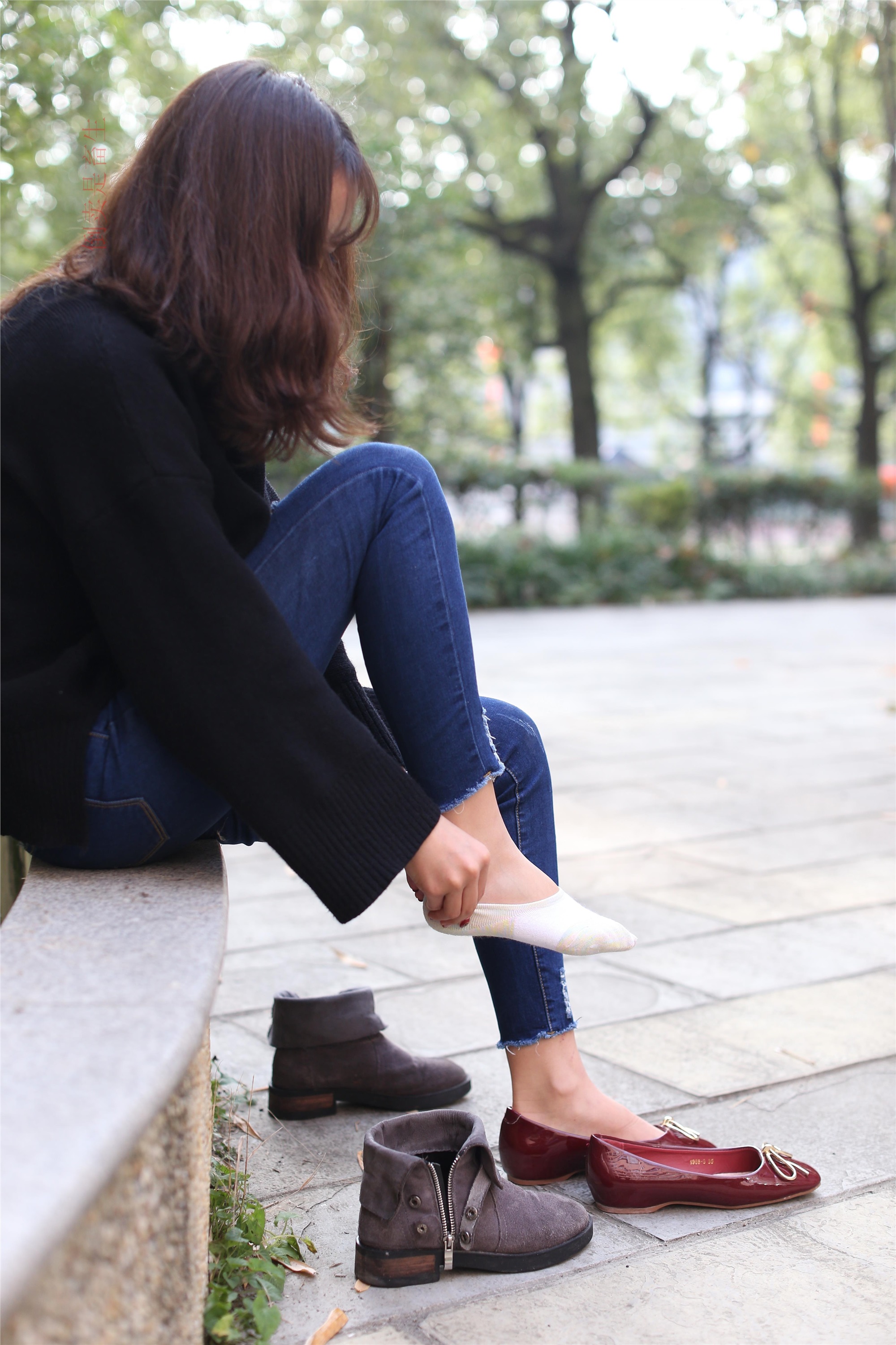 大西瓜美女图片 Z5-5 深牛短丝450P1