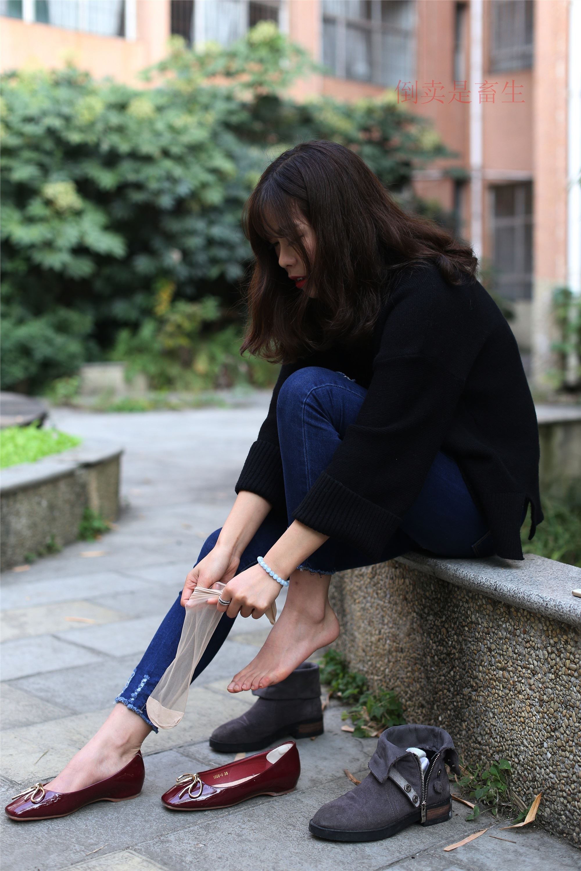 大西瓜美女图片 Z5-5 深牛短丝450P1