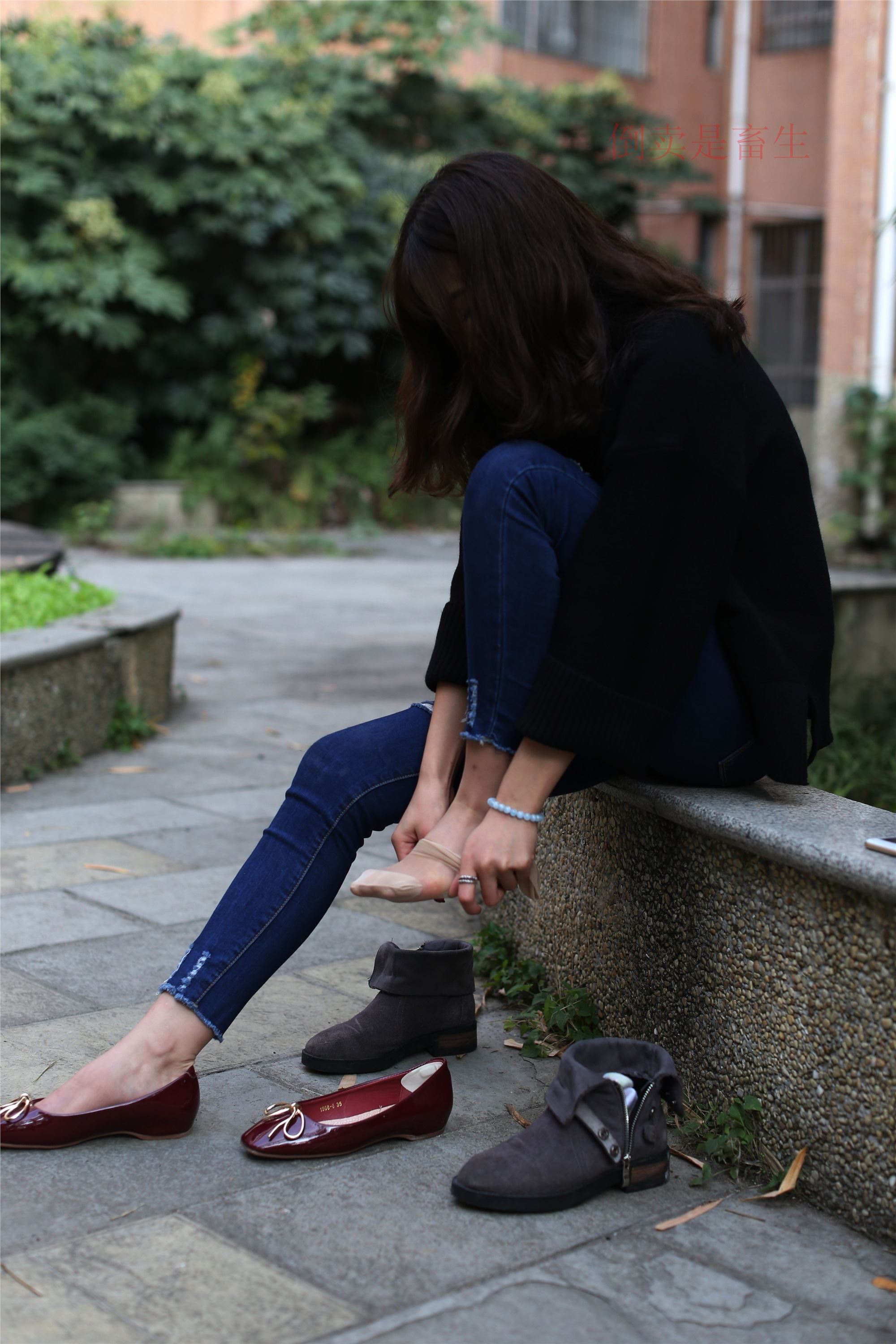 大西瓜美女图片 Z5-5 深牛短丝450P1